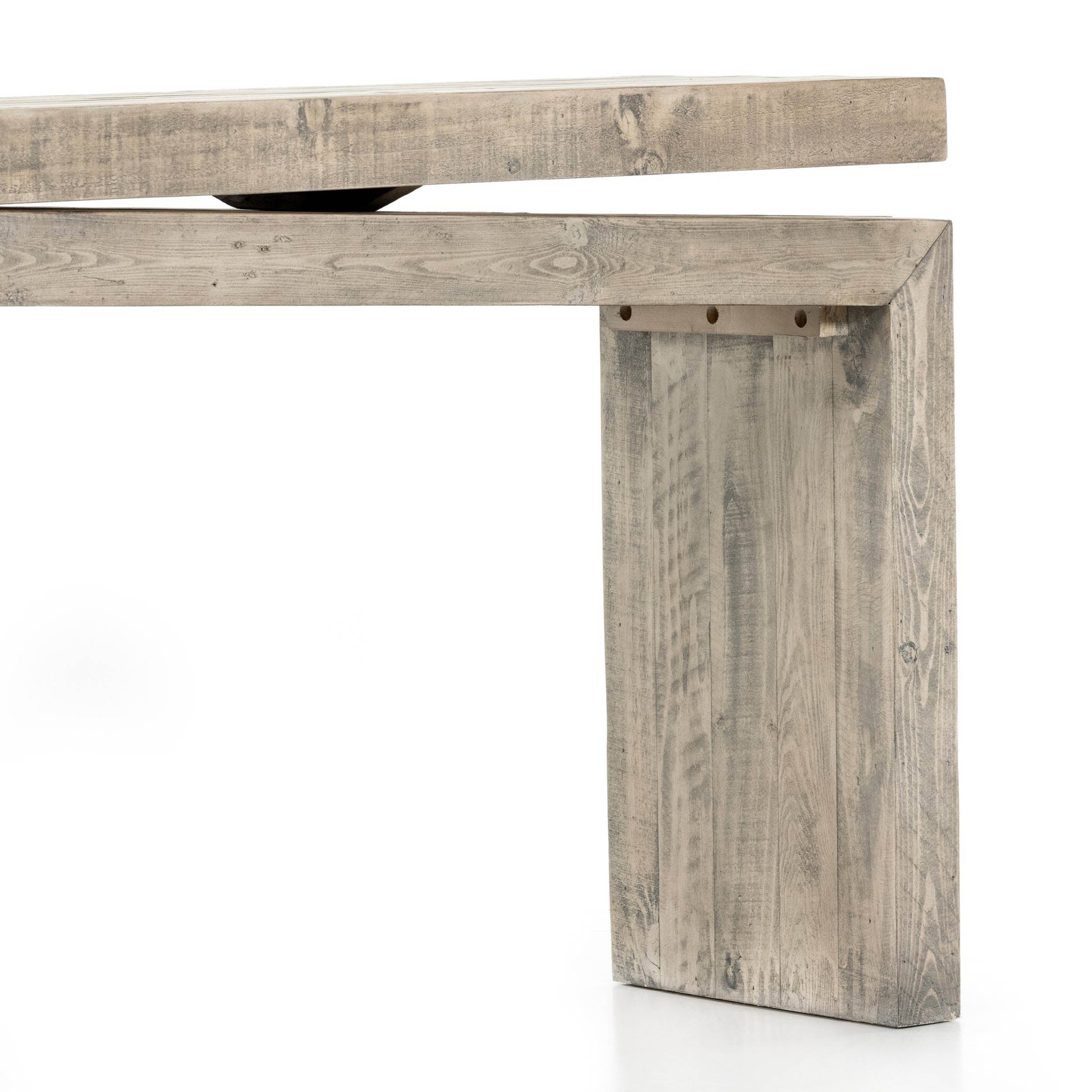 Matthes Console Table - 79", Weathered Wheat