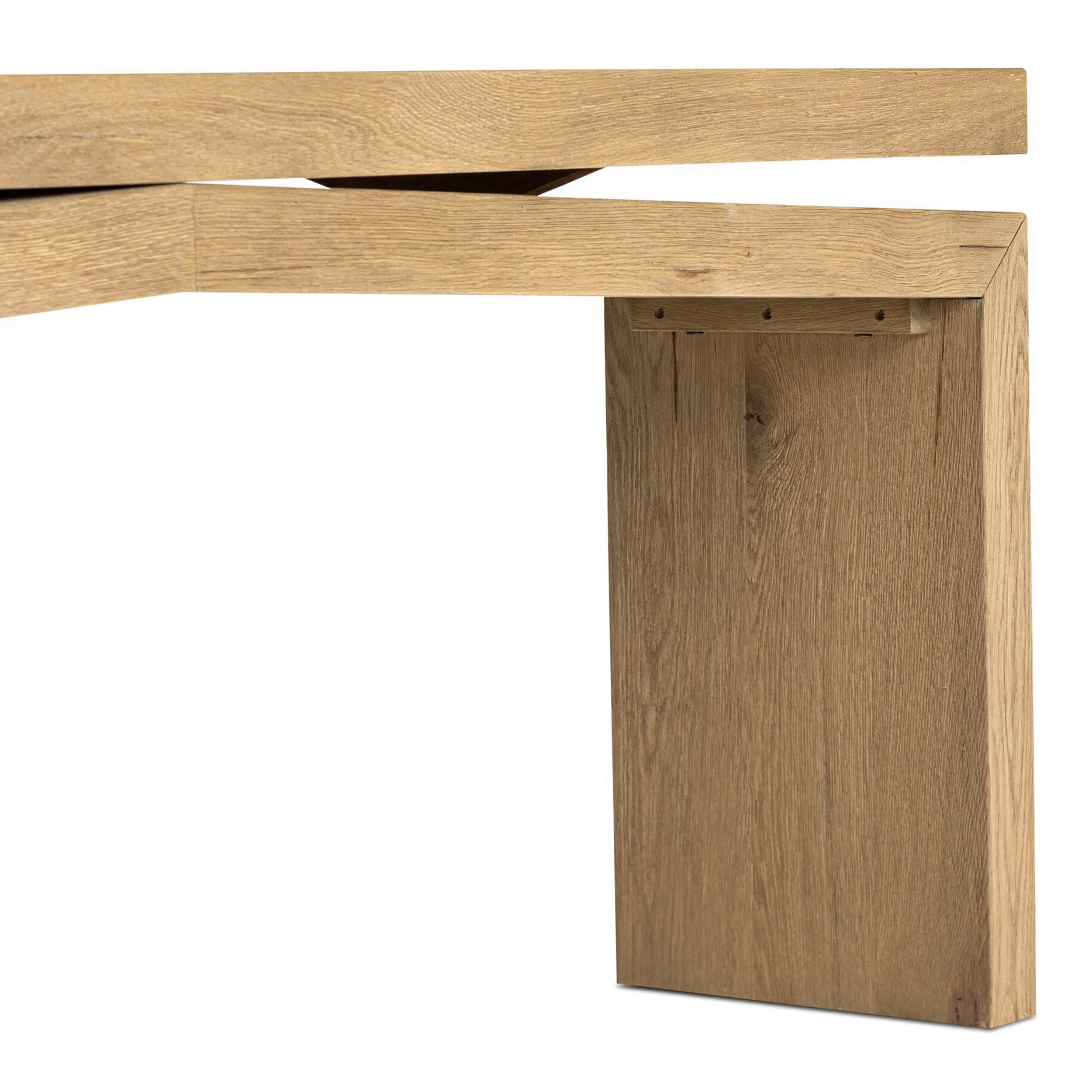 Matthes Console Table - 79", Worn Oak Veneer