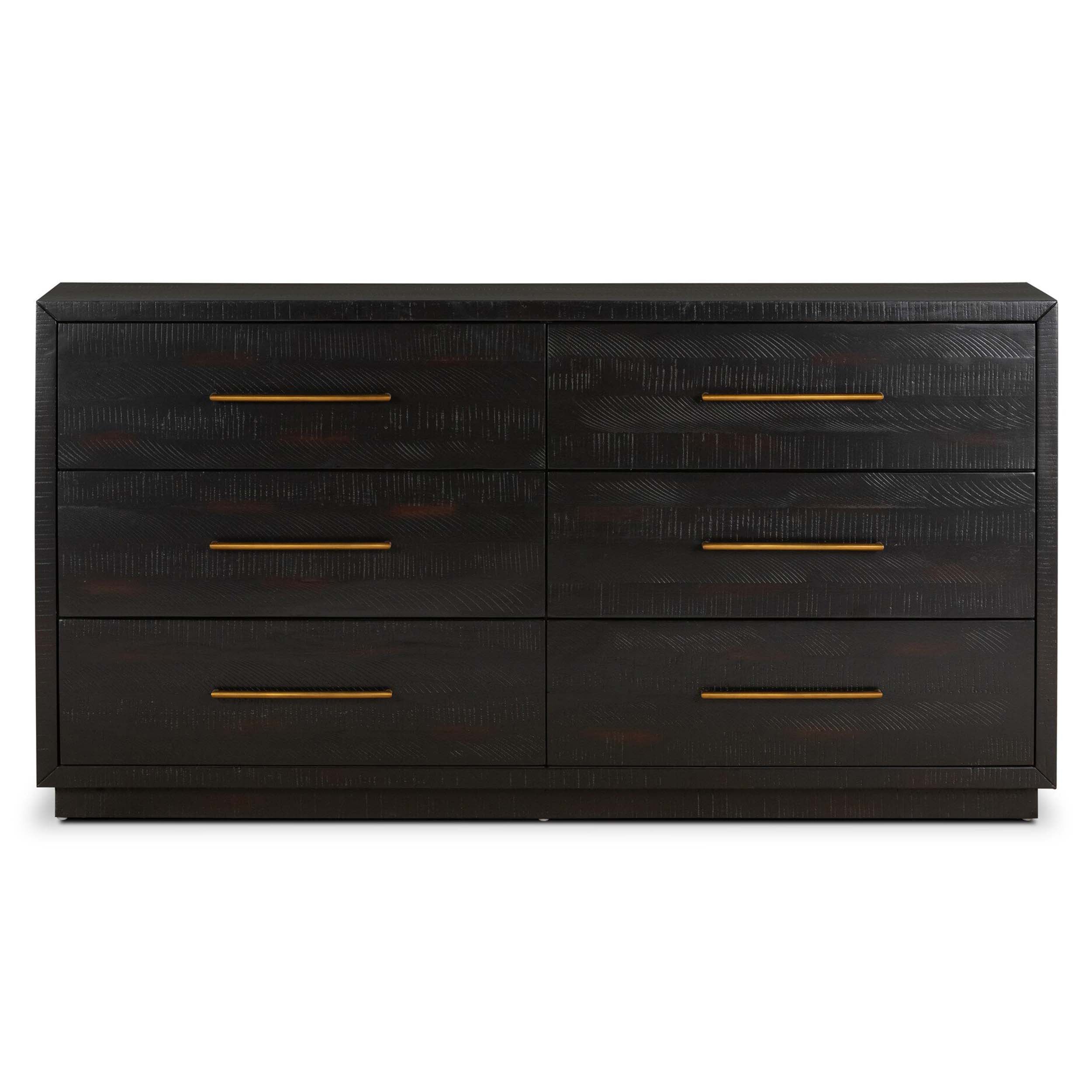 Suki 6 Drawer Dresser, Burnished Black
