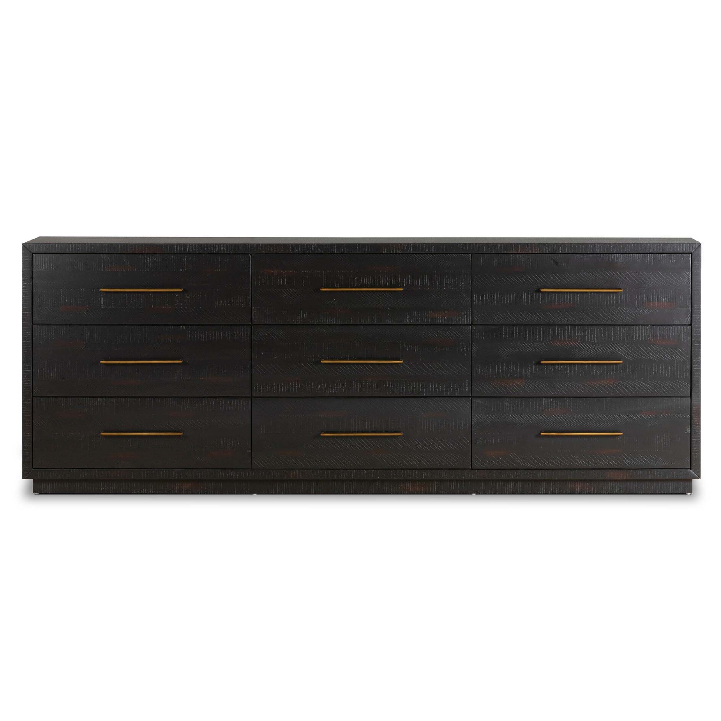 Suki 9 Drawer Dresser, Burnished Black