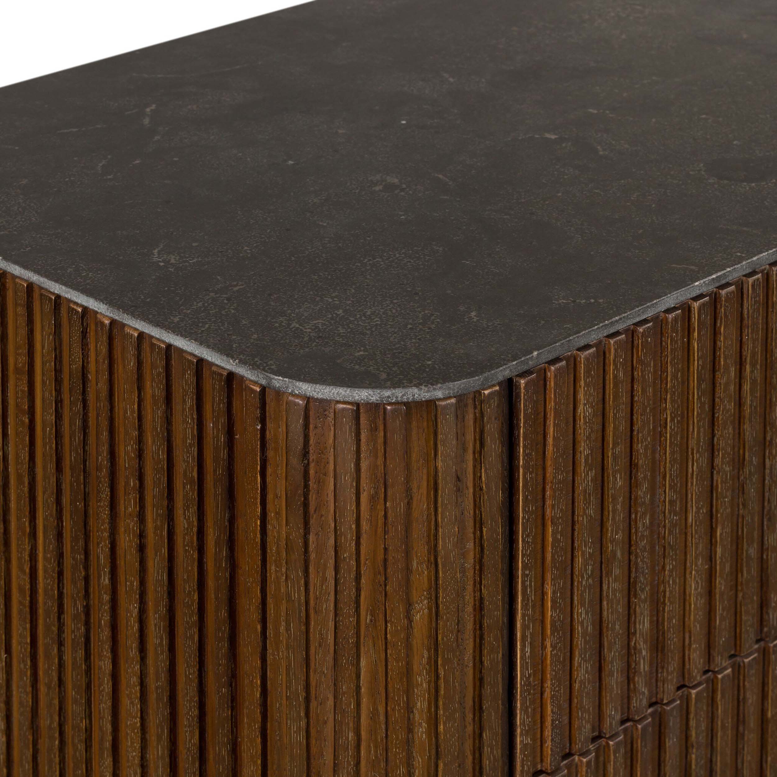 Fletcher 5 Drawer Dresser, Terra Brown Oak Veneer