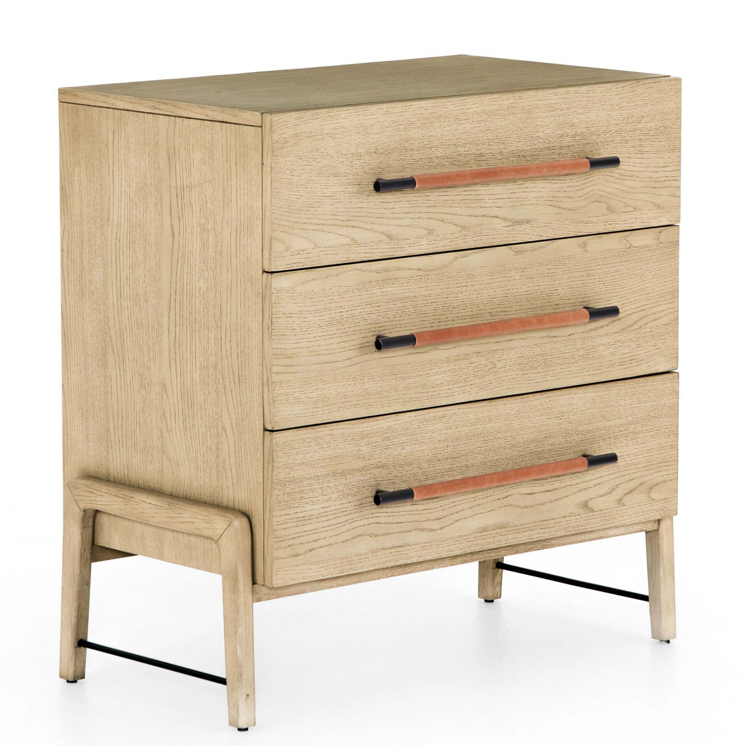 Rosedale 3 Drawer Dresser, Yucca Oak Veneer