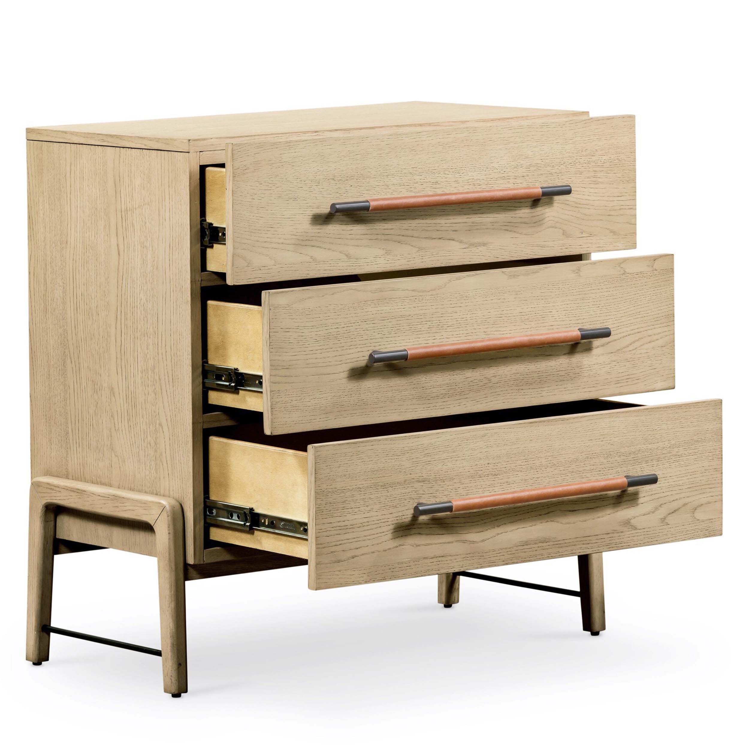 Rosedale 3 Drawer Dresser, Yucca Oak Veneer