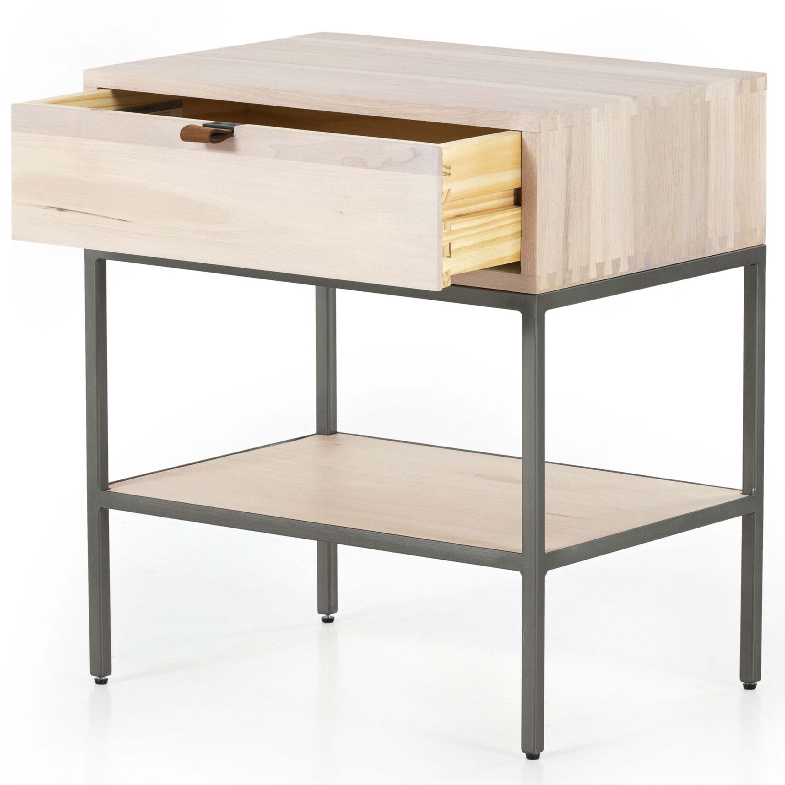 Trey Nightstand, Dove Poplar