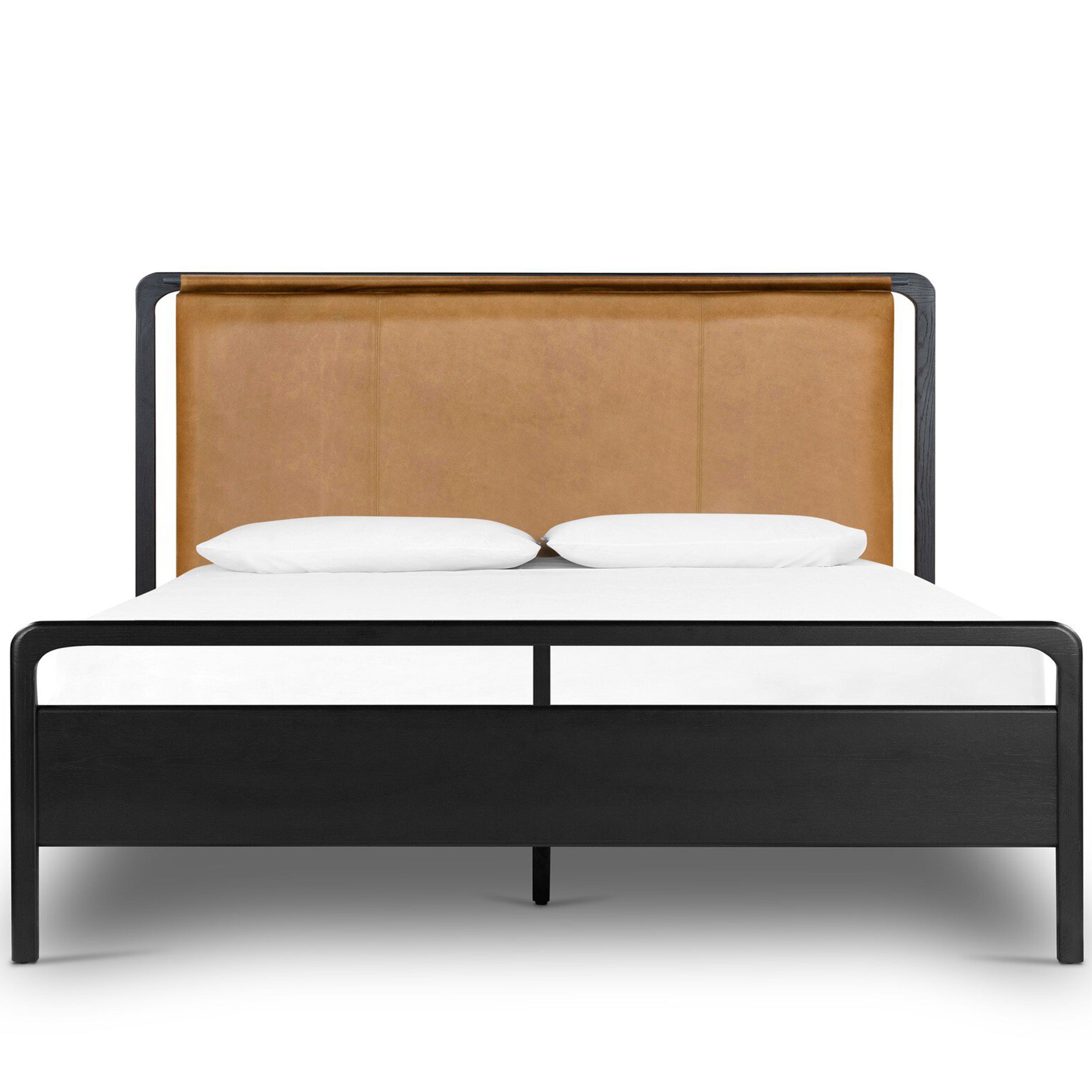Rosedale Bed, Chaps Sand, Ebony Oak Veneer + Chaps Saddle