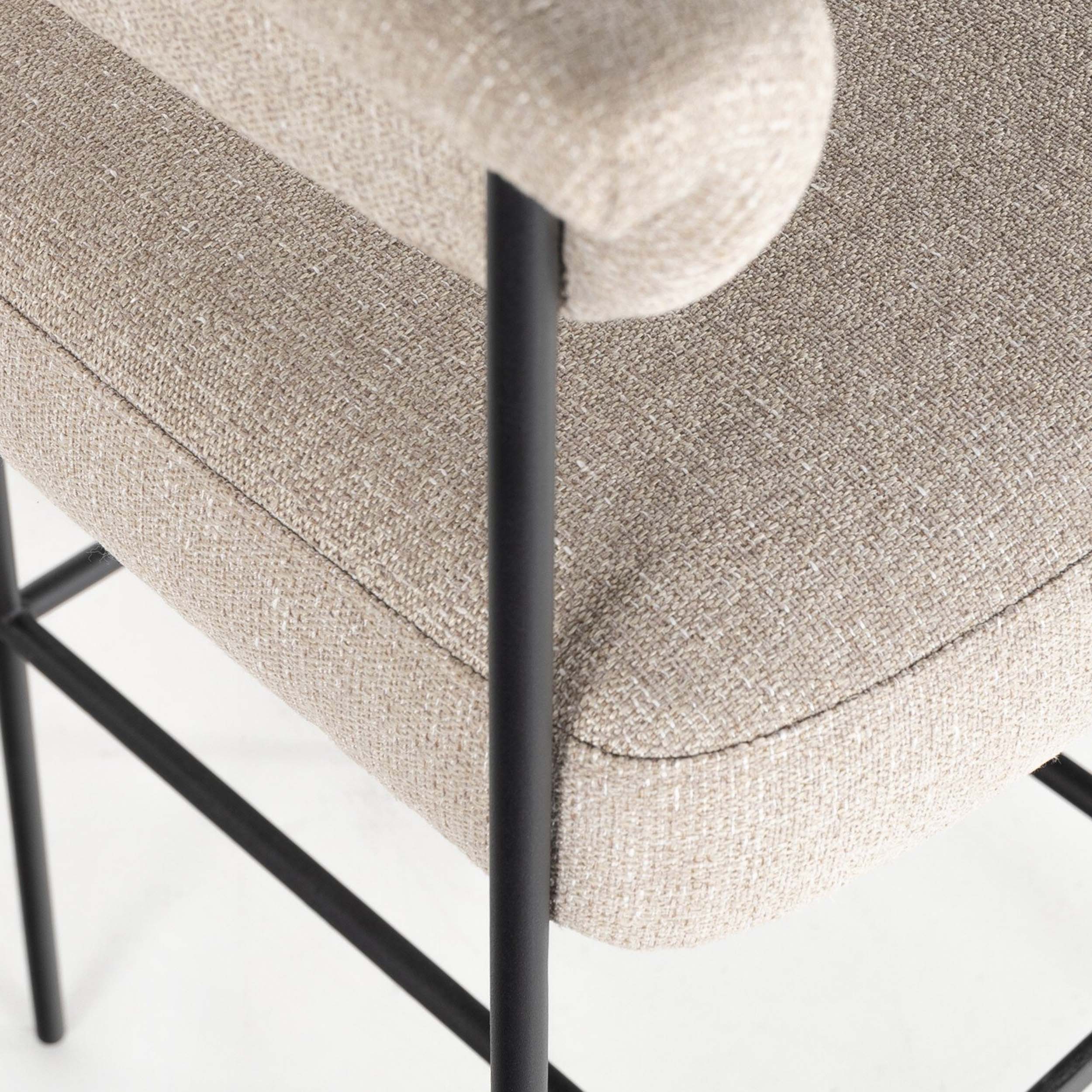 Carrie Bar + Counter Stool, Light Camel