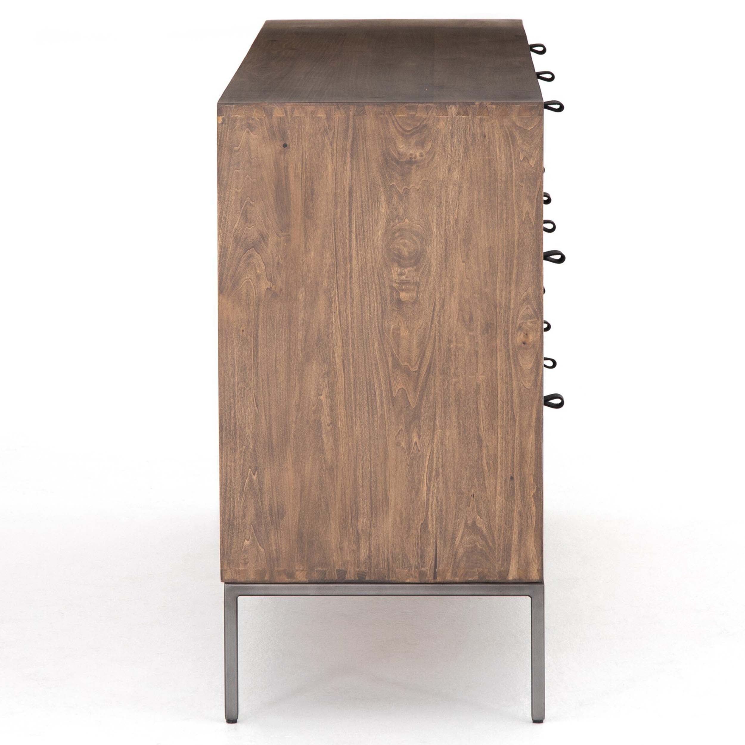 Trey 7 Drawer Dresser, Auburn Poplar