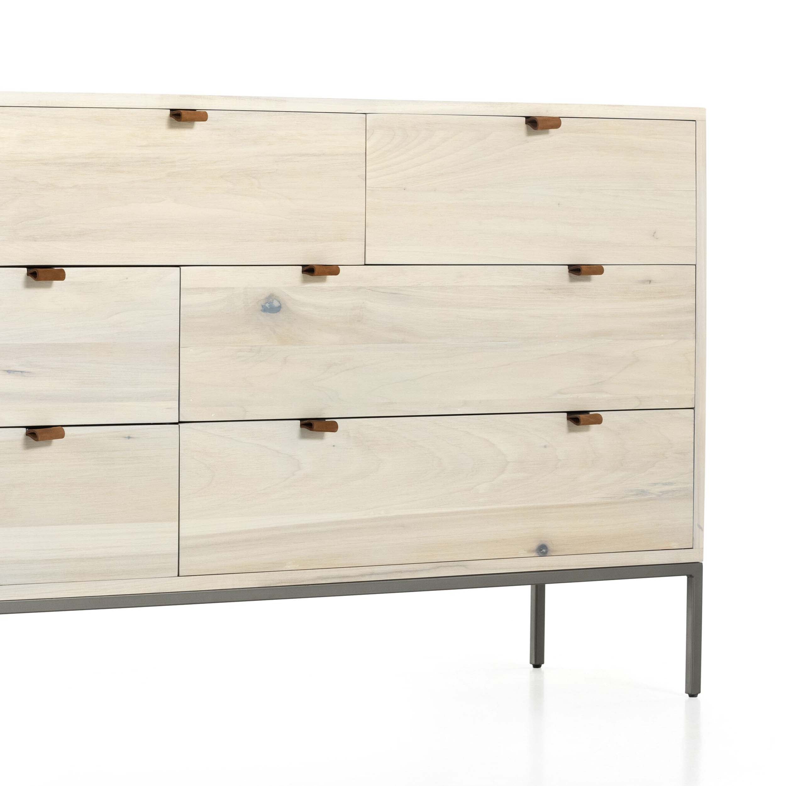 Trey 7 Drawer Dresser, Dove Poplar