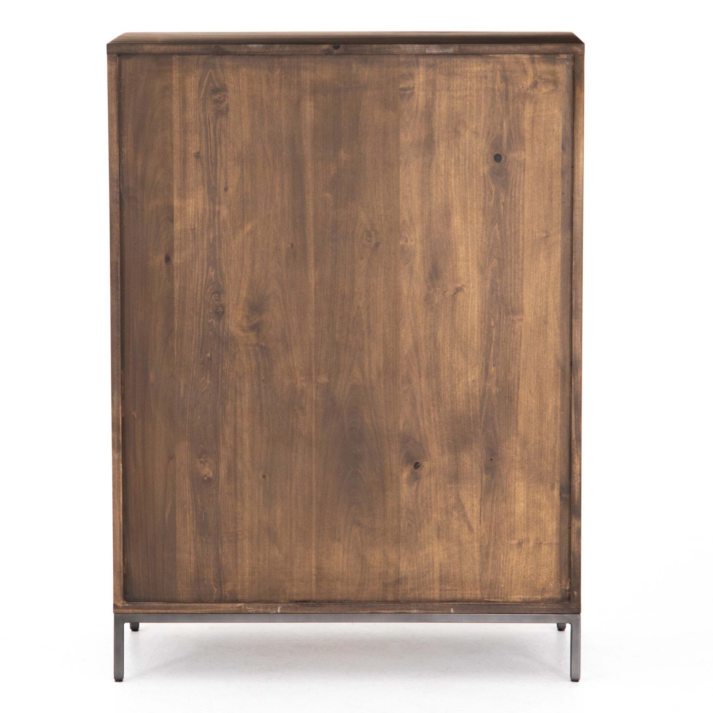Trey 5 Drawer Dresser, Auburn Poplar