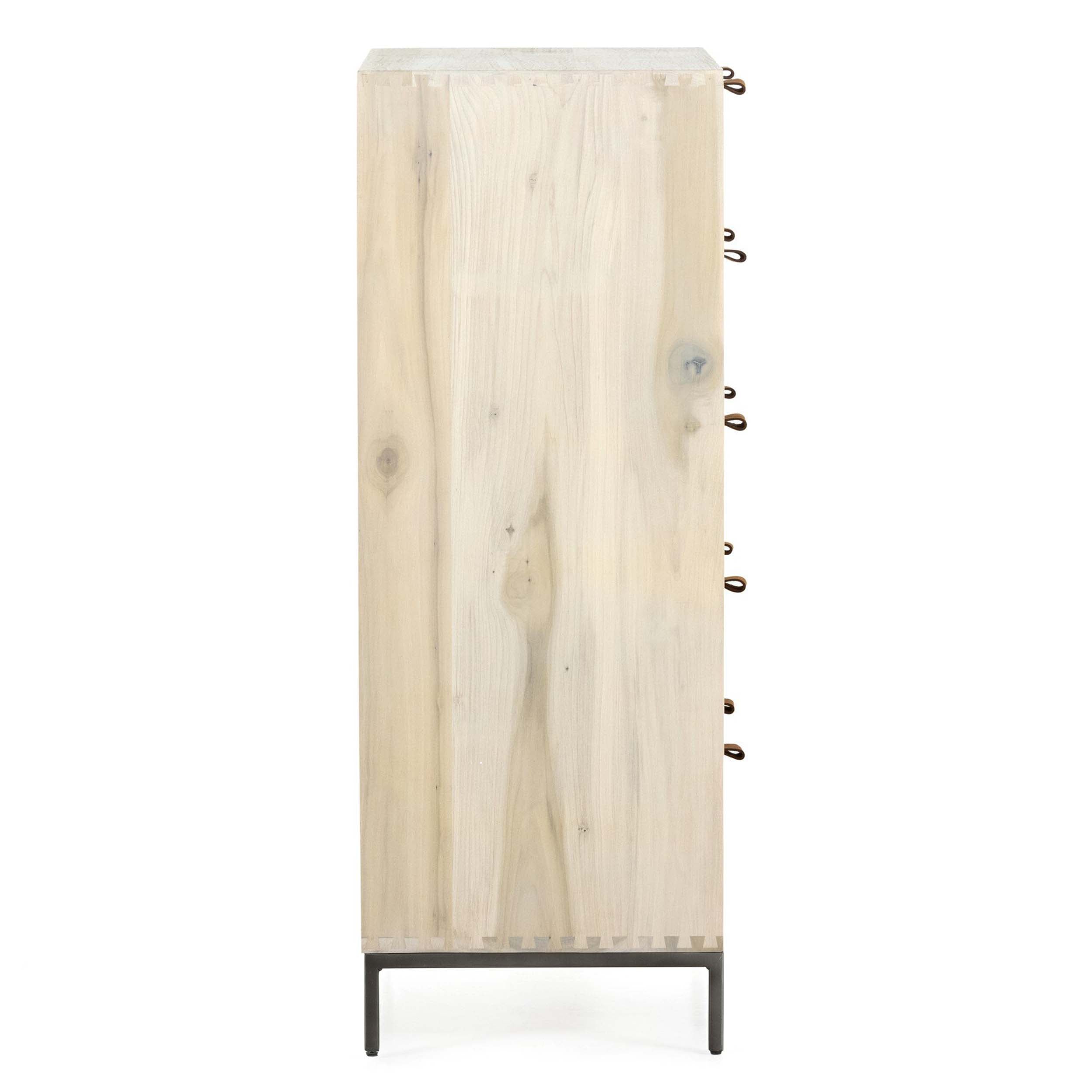 Trey 5 Drawer Dresser, Dove Poplar