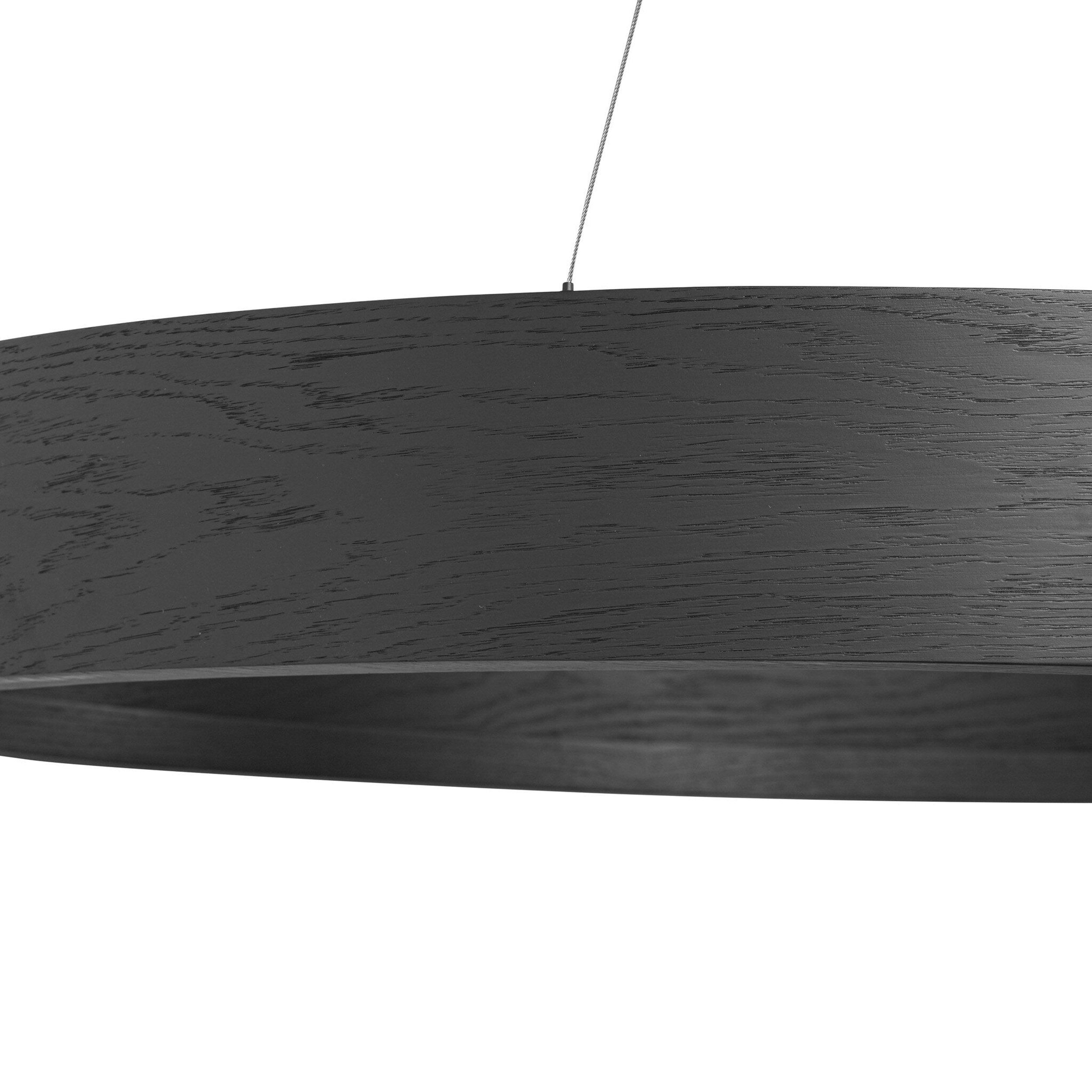 Baum Chandelier, Black Oak Veneer