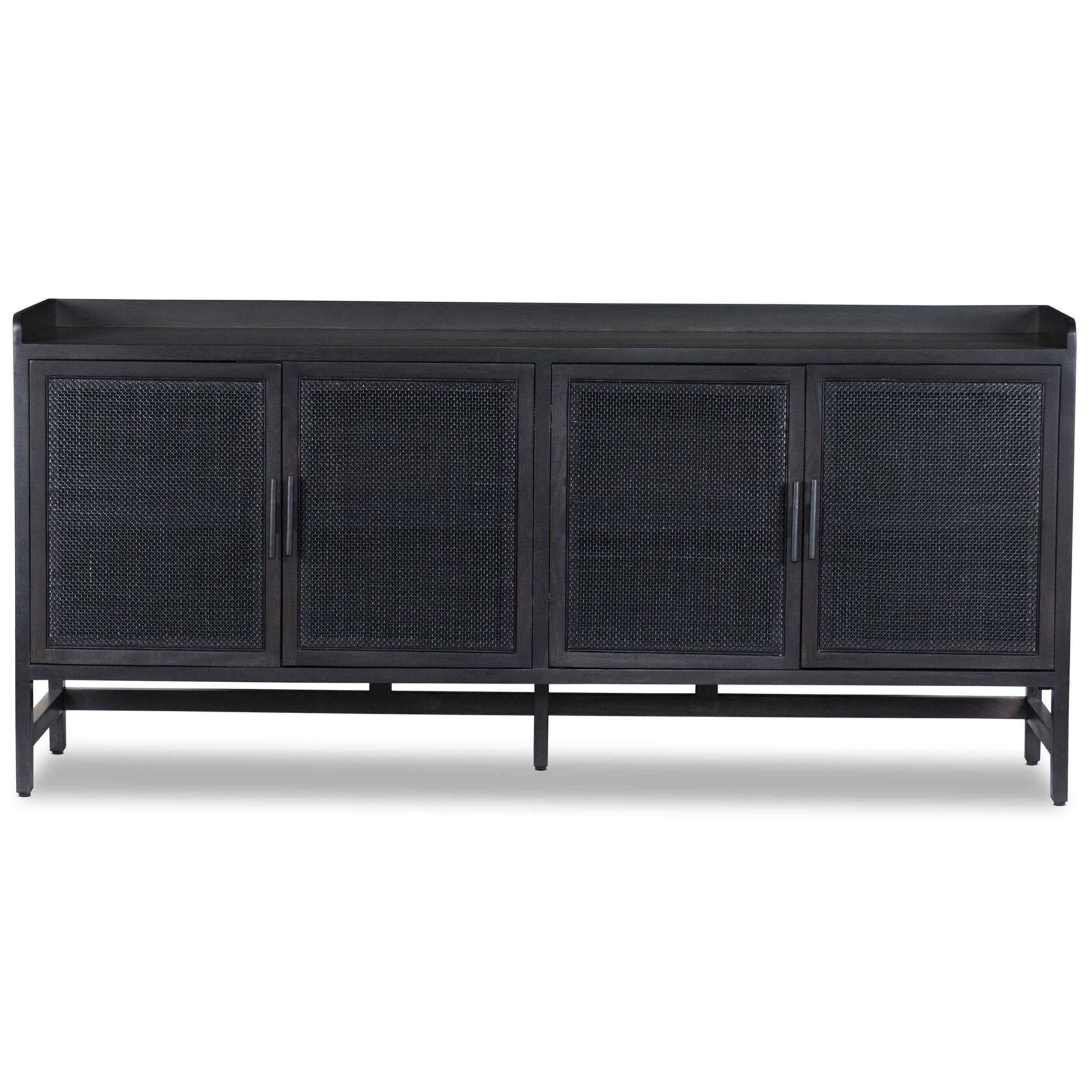 Caprice Sideboard 72", Black Wash Mango