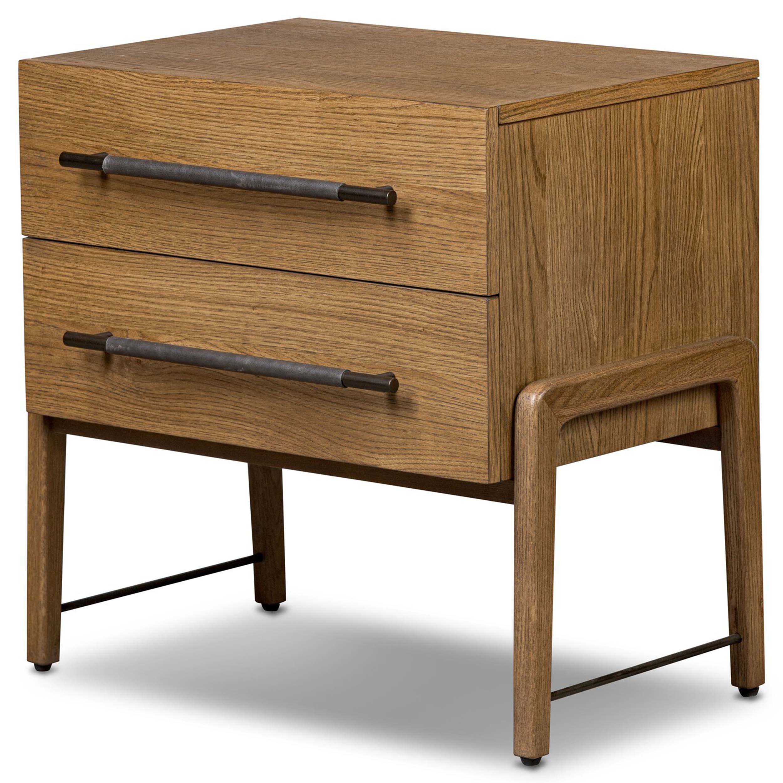 Rosedale Nightstand, Amber Oak Veneer