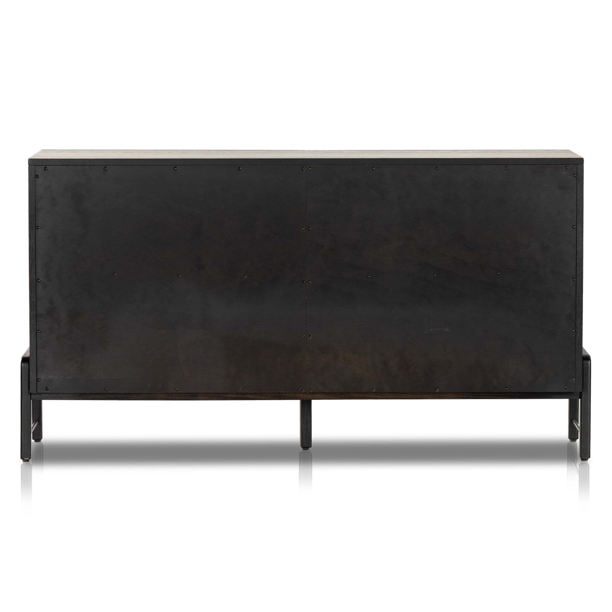 Rosedale 6 Drawer Dresser, Ebony Oak Veneer