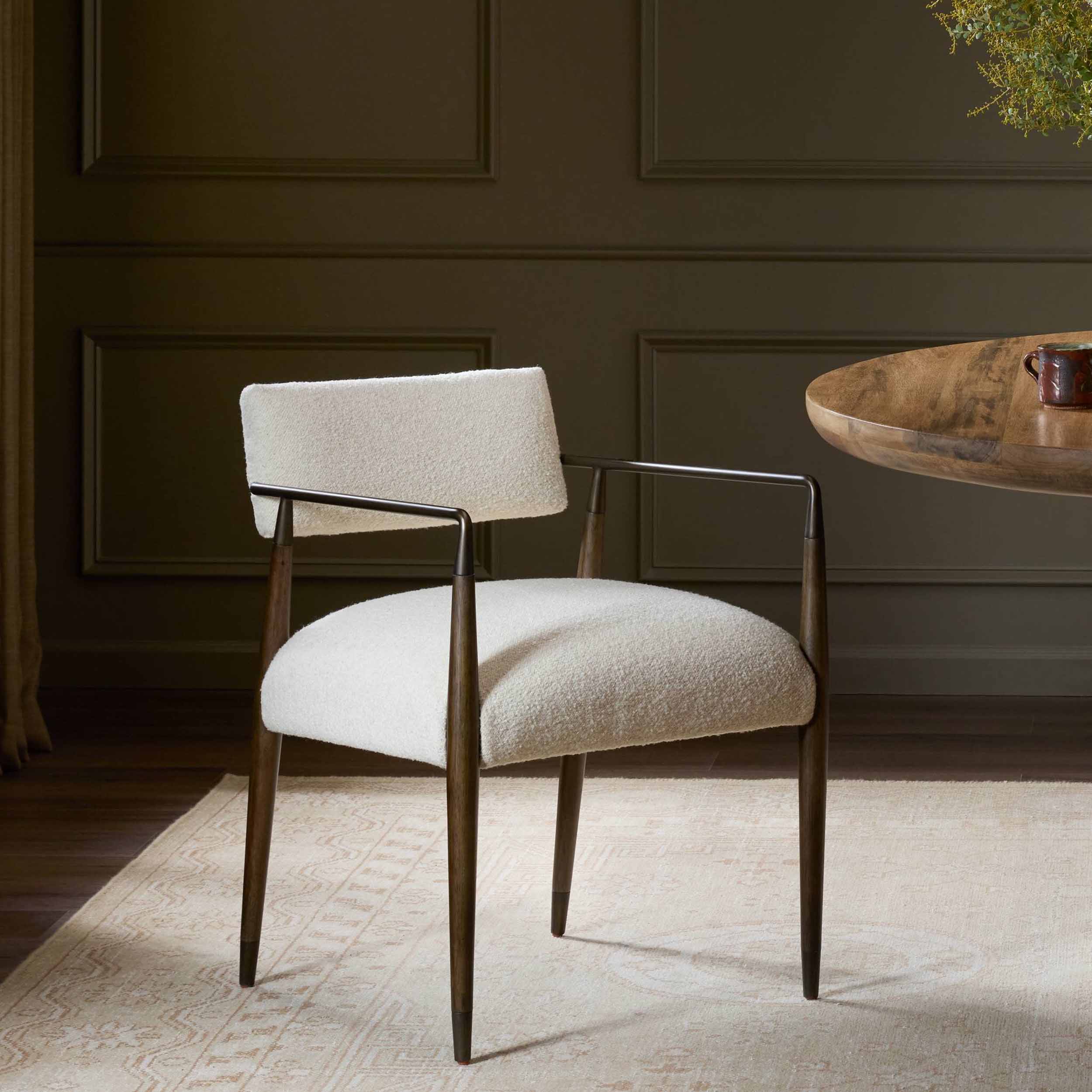 Waldon Dining Chair, Charter Oatmeal