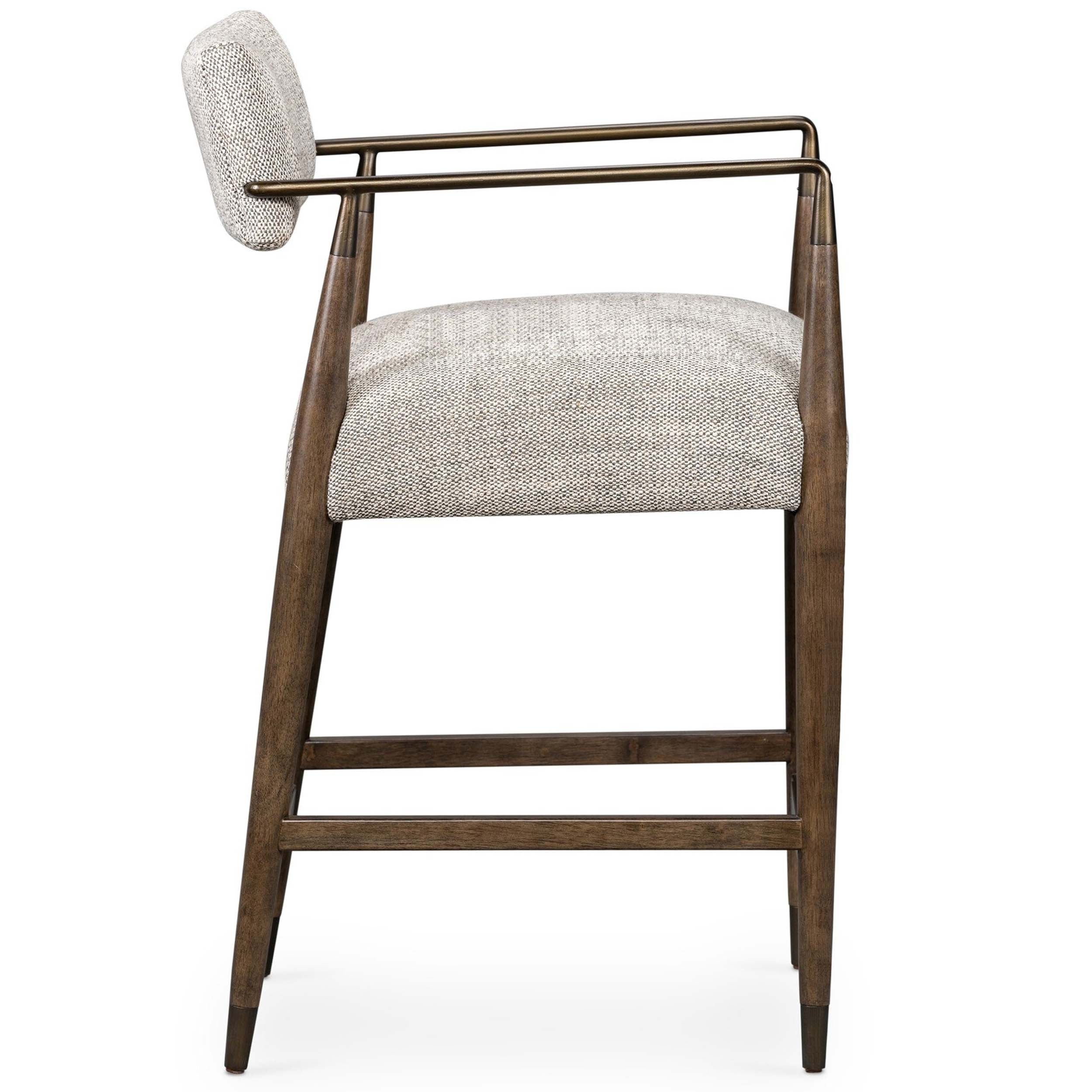 Waldon Bar + Counter Stool, Thames Coal