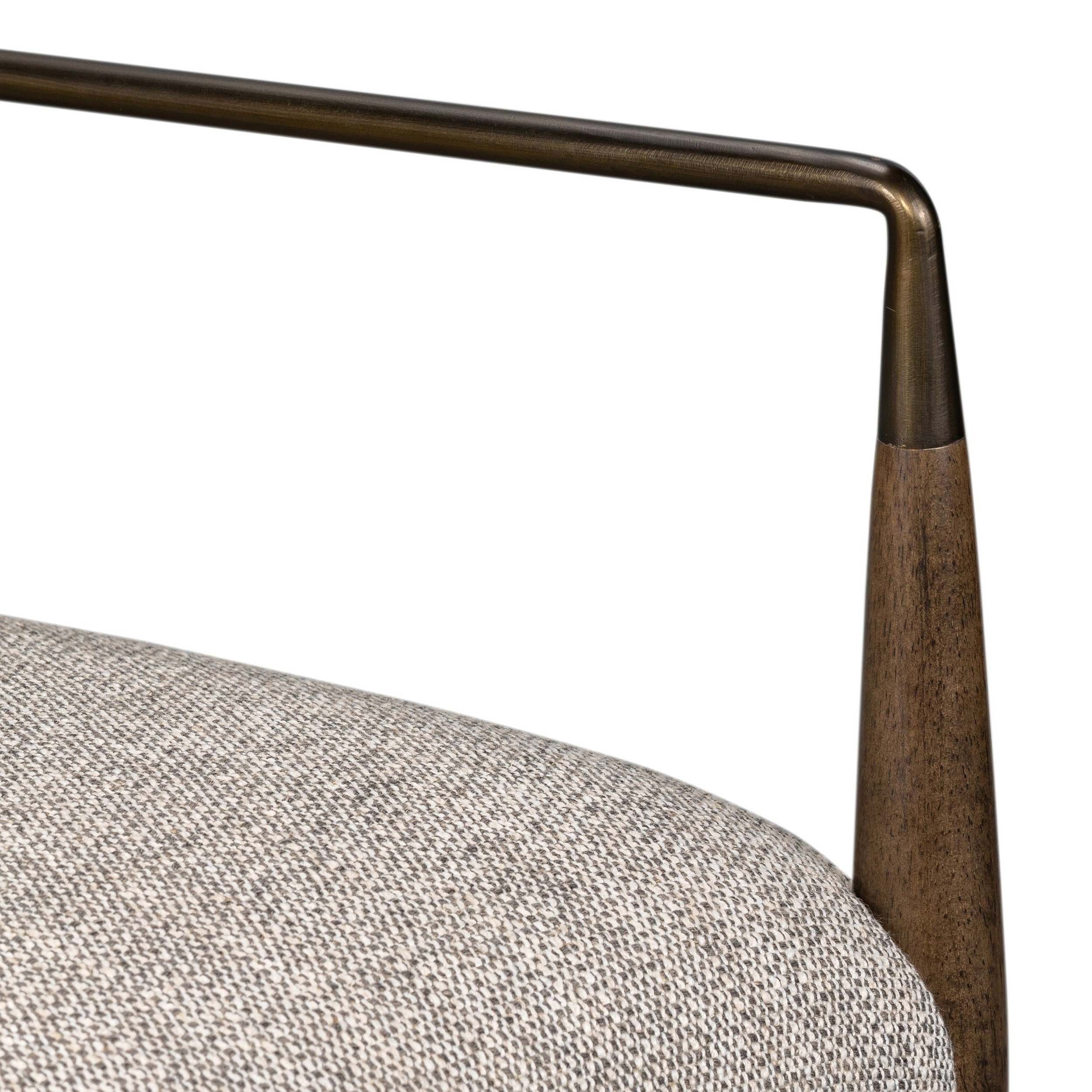 Waldon Bar + Counter Stool, Thames Coal
