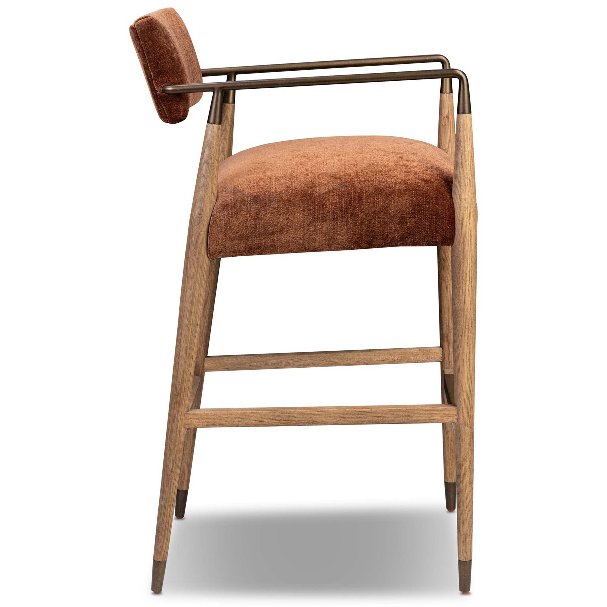 Waldon Bar + Counter Stool, Altair Sienna