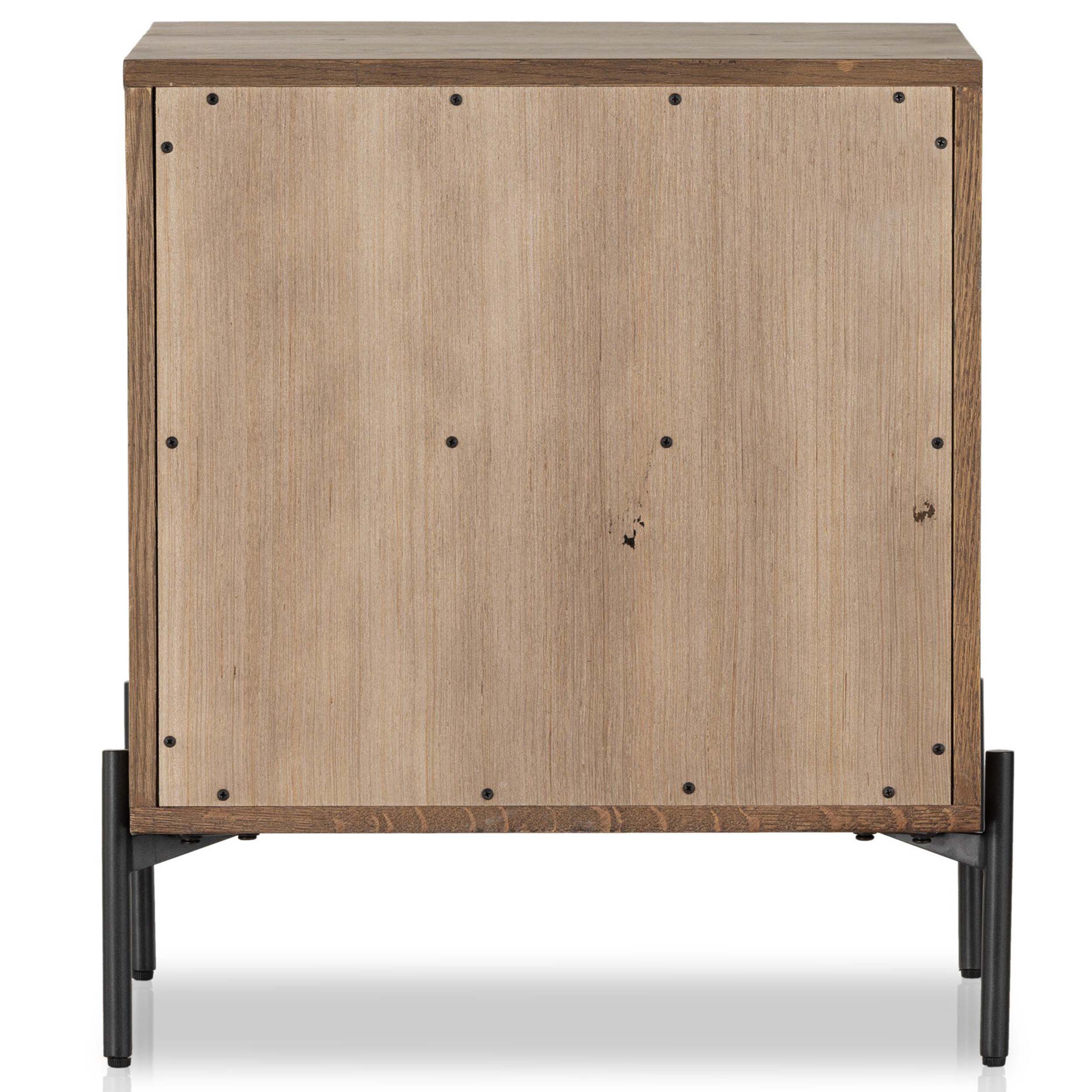 Eaton Nightstand, Amber Oak Resin