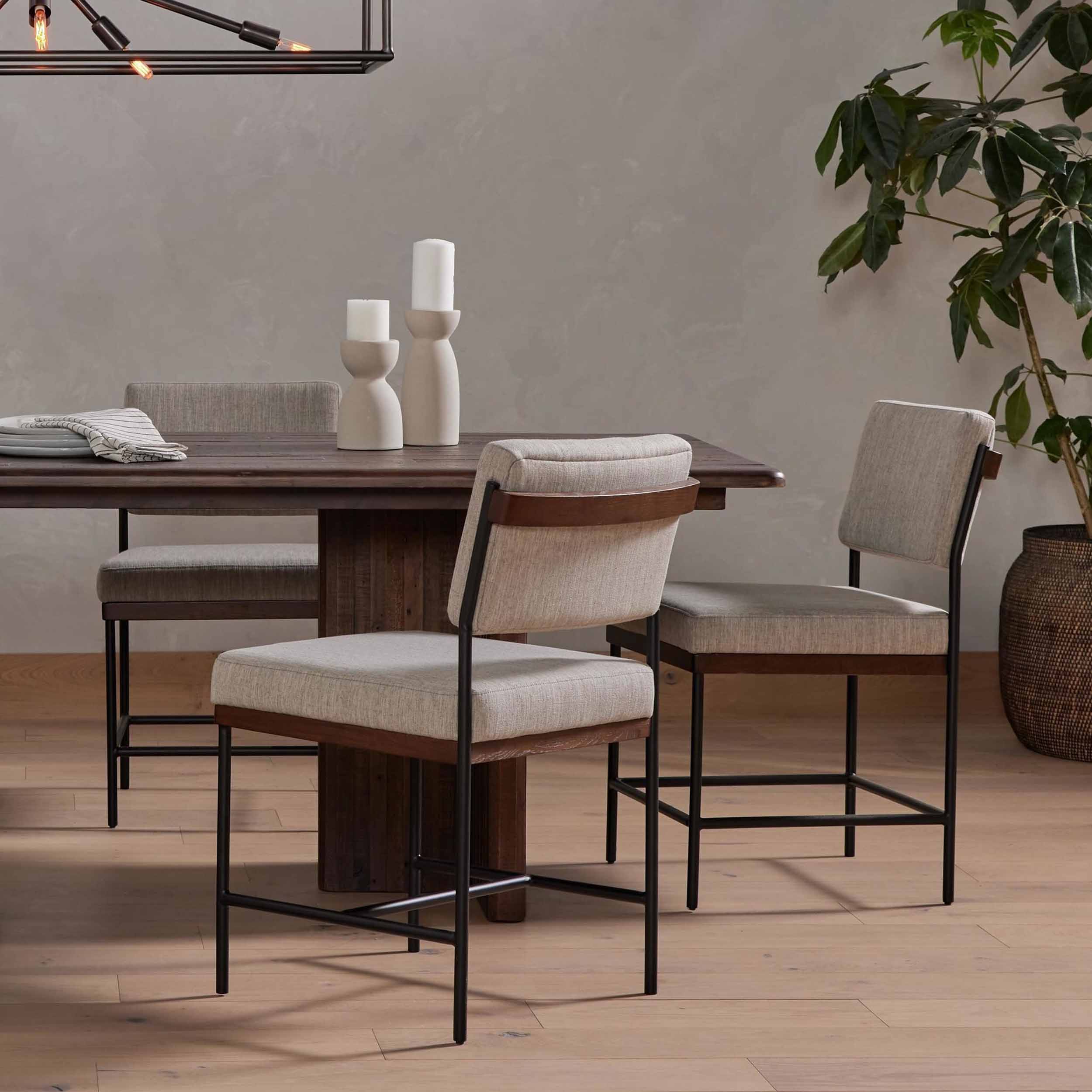 Benton Dining Chair, Savile Flannel