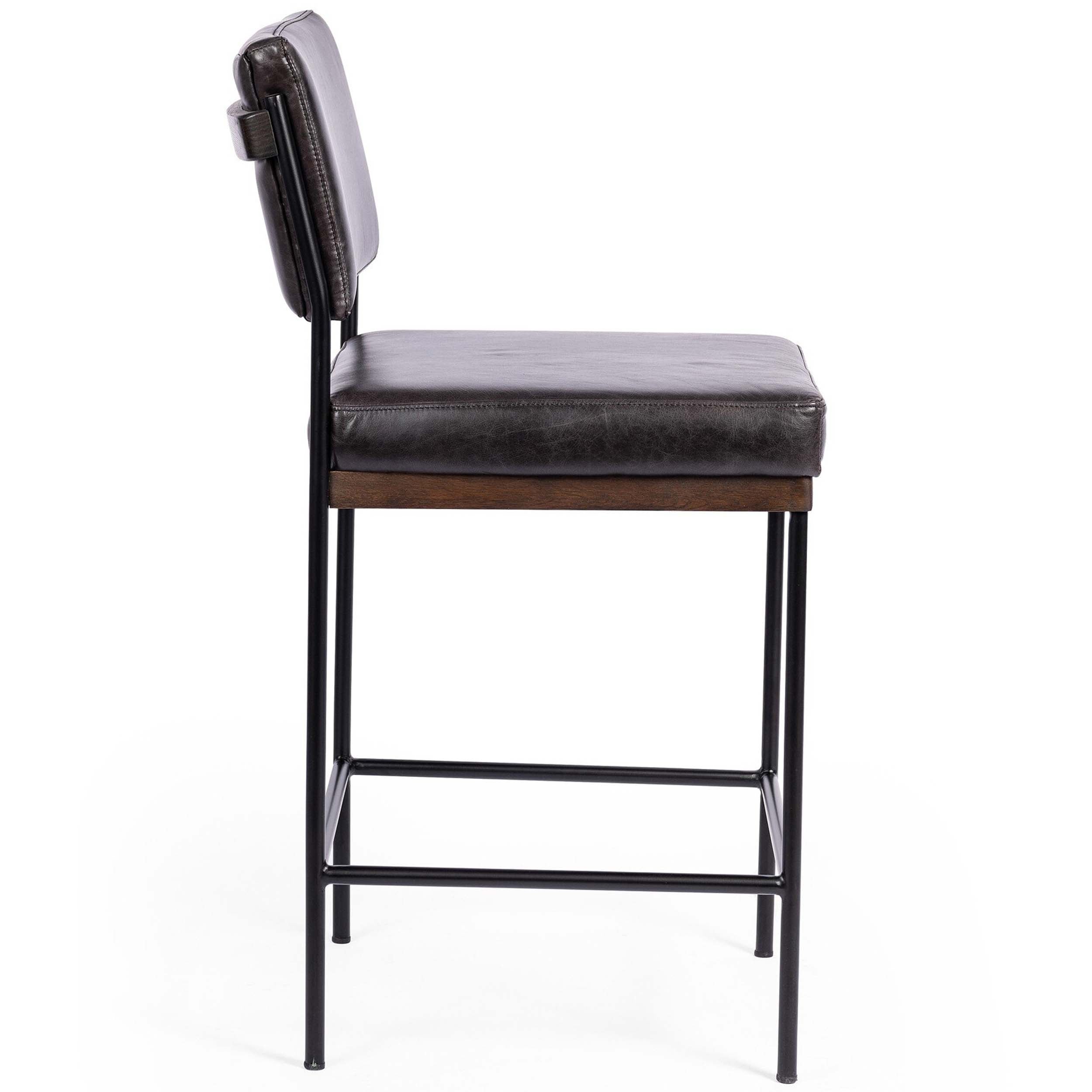 Benton Bar + Counter Stool, Sonoma Black