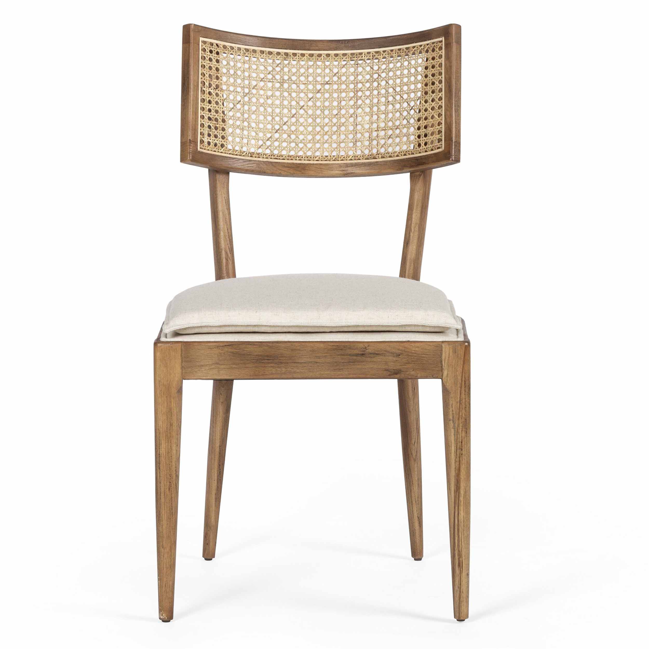 Britt Dining Chair, Savile Flax, Toasted Nettlewood