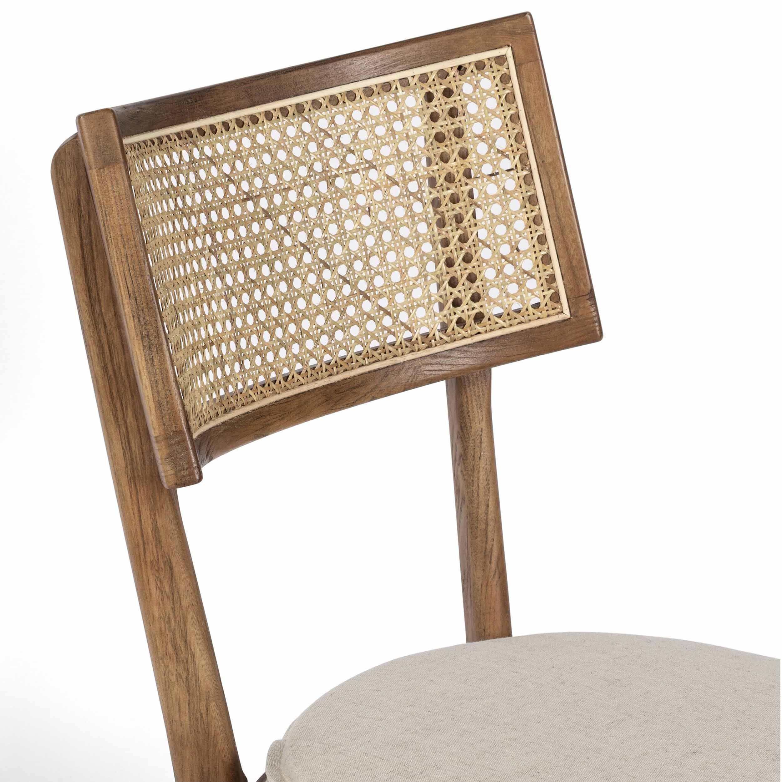 Britt Dining Chair, Savile Flax, Toasted Nettlewood