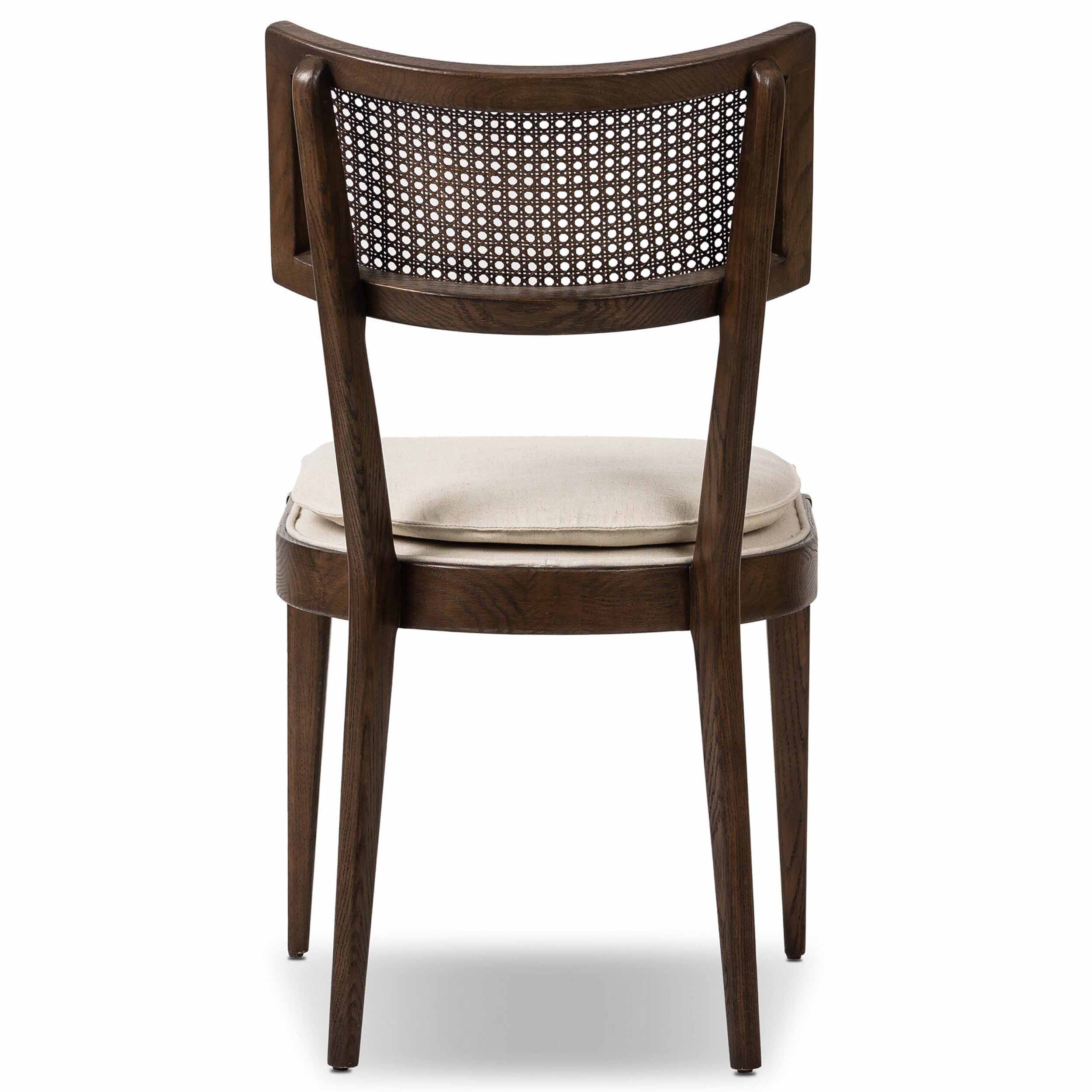Britt Dining Chair, Savile Flax, Almond Oak