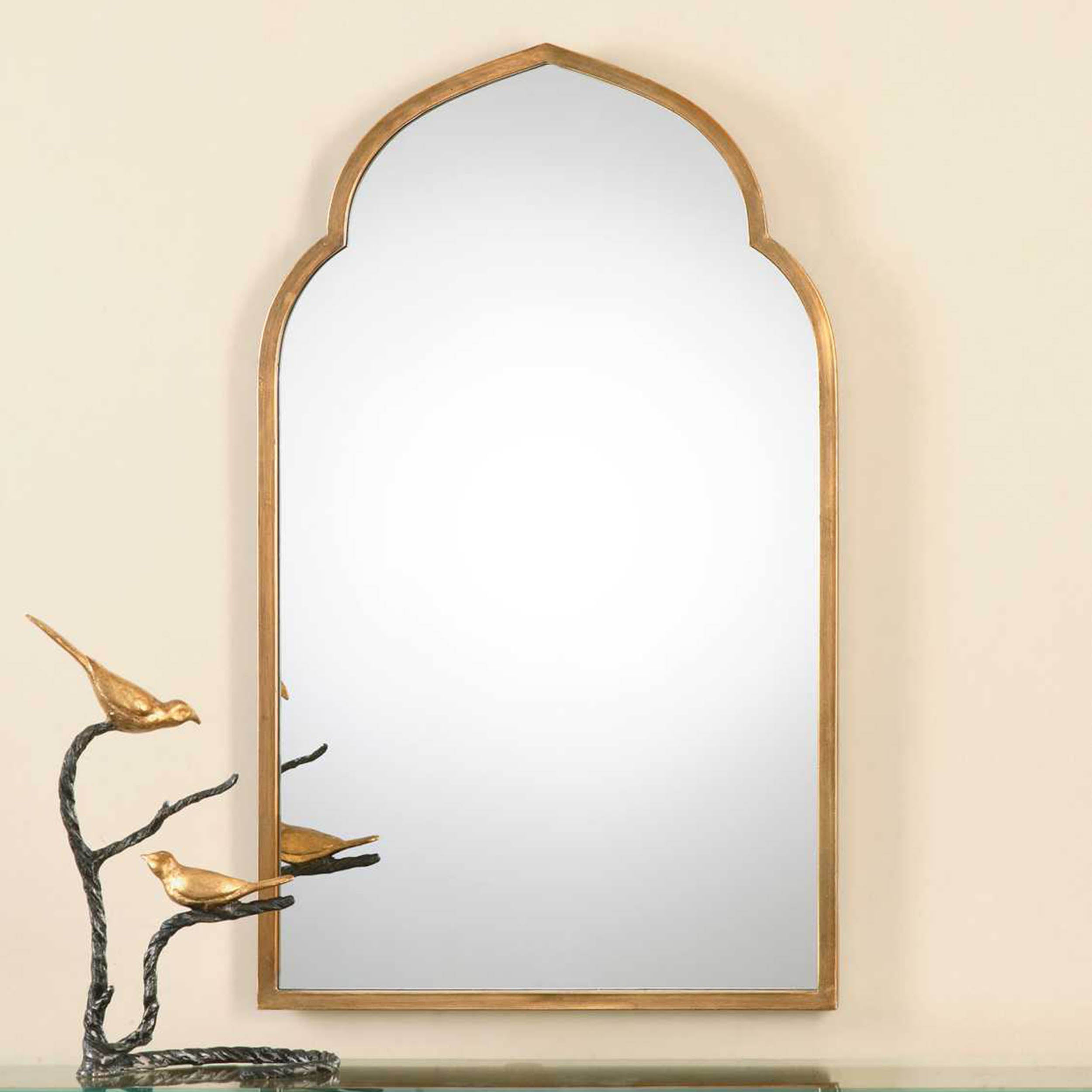Kenitra Arch Mirror, Gold