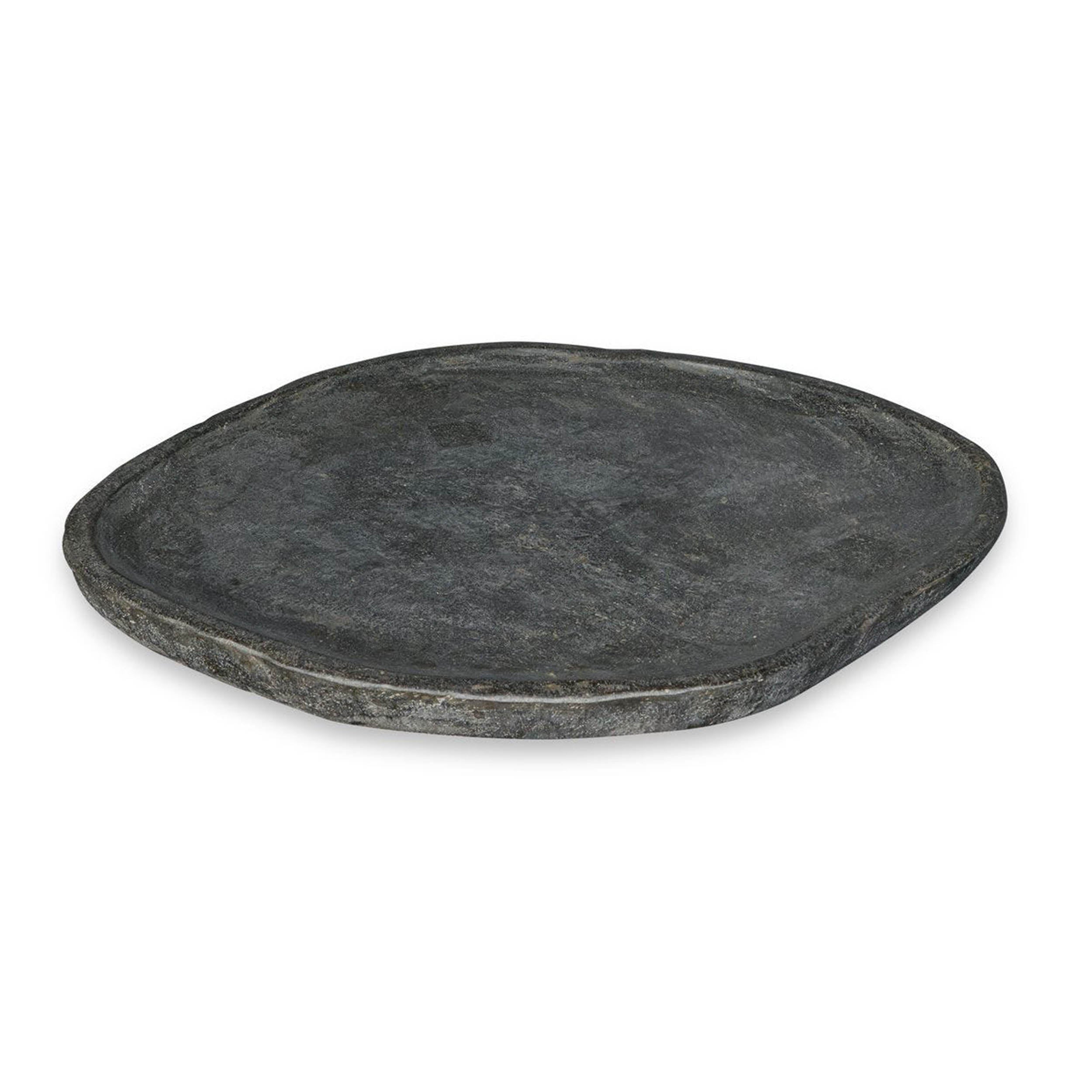 Stoneveil Indoor-Outdoor Tray, Charcoal