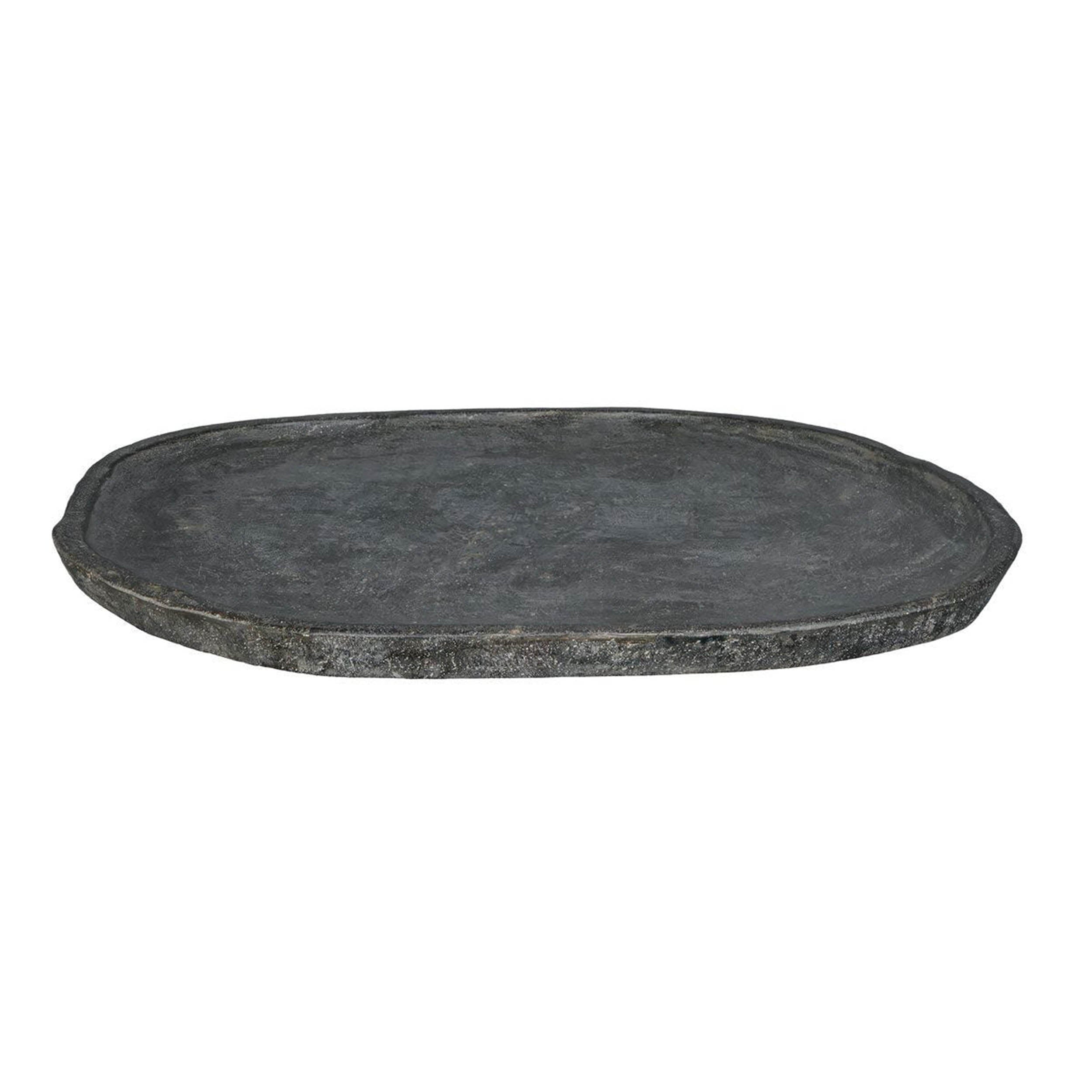 Stoneveil Indoor-Outdoor Tray, Charcoal