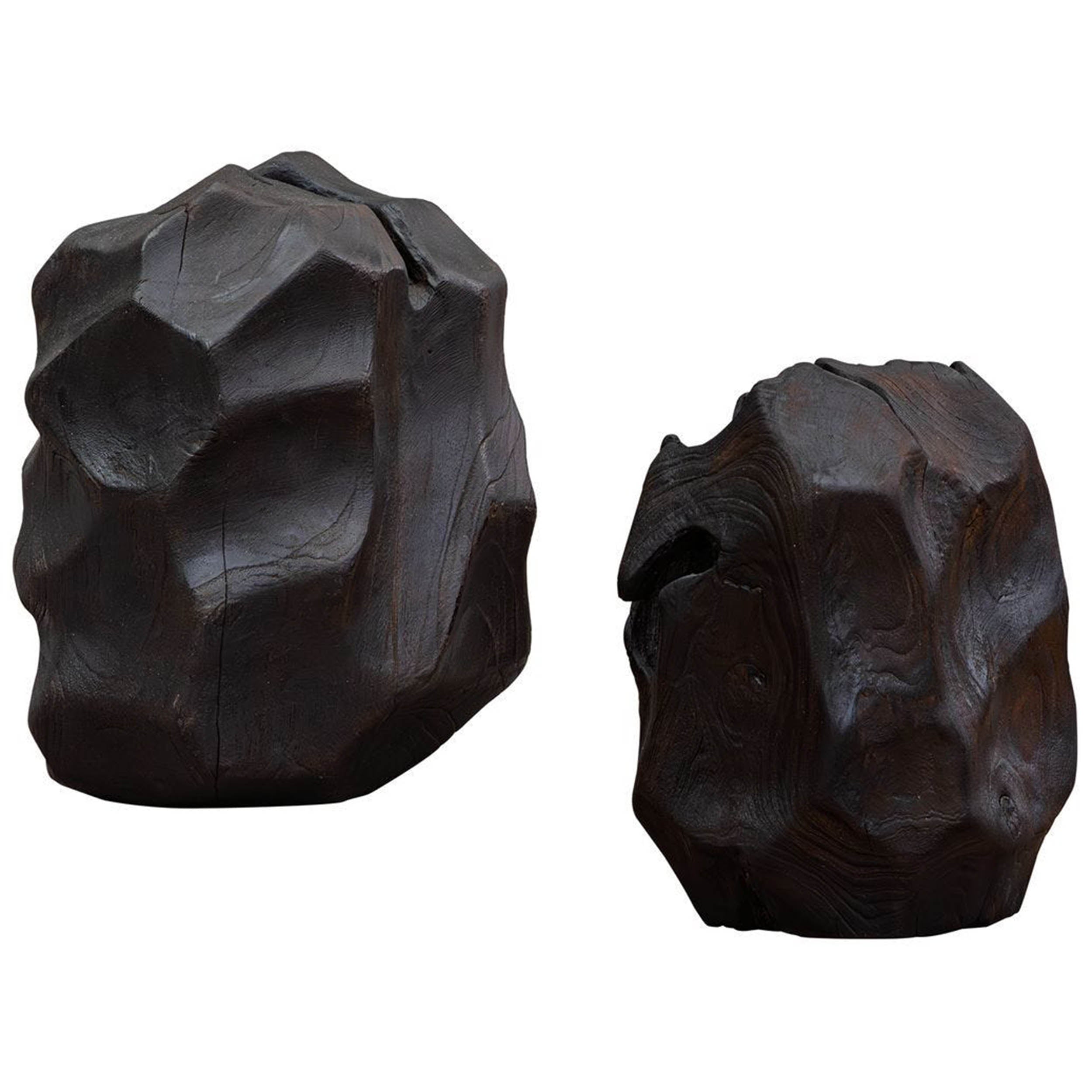 Ember Root, Burnt Black, Set of 2 – detail view