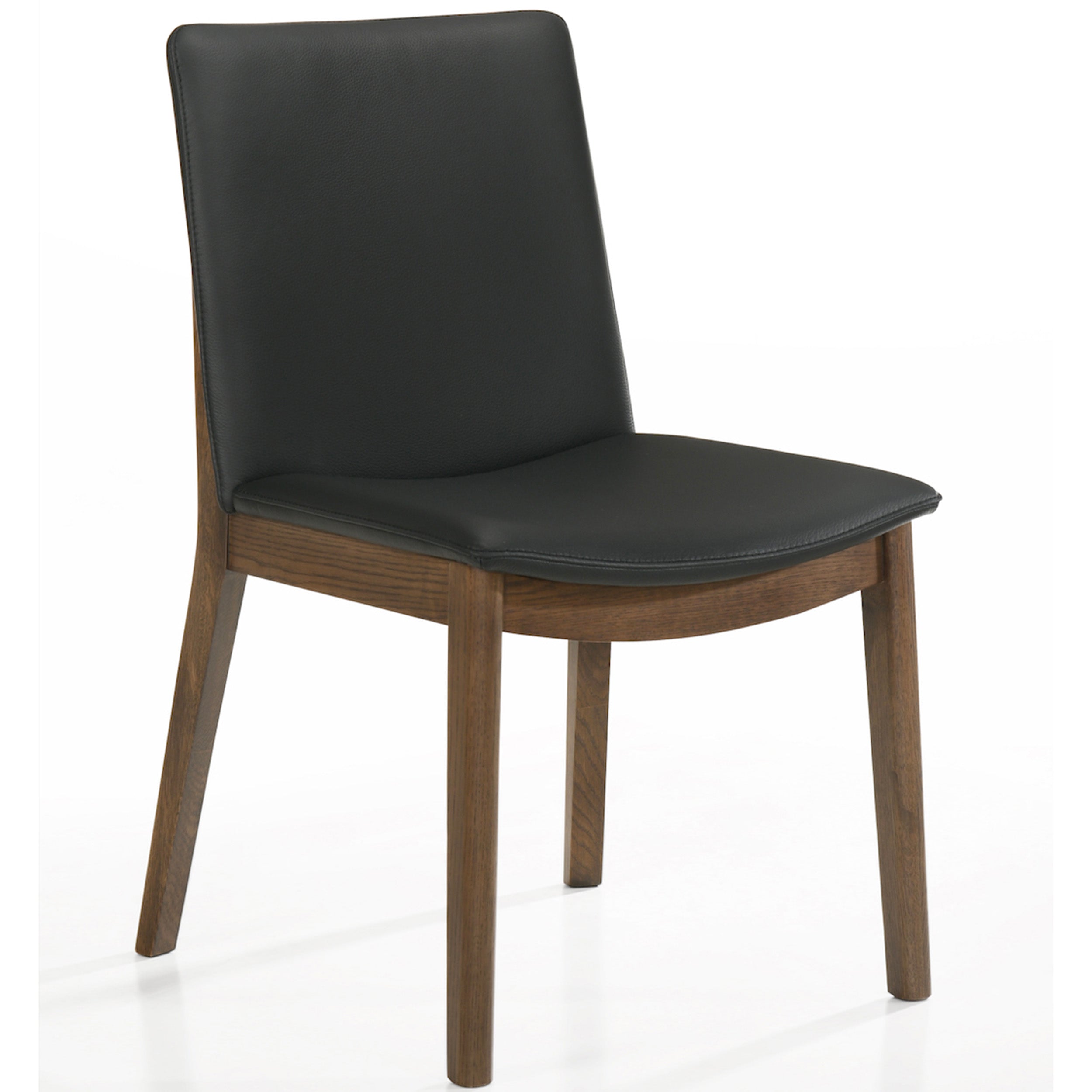 Noah 1724Q Dining Chair, Black, Set of 2