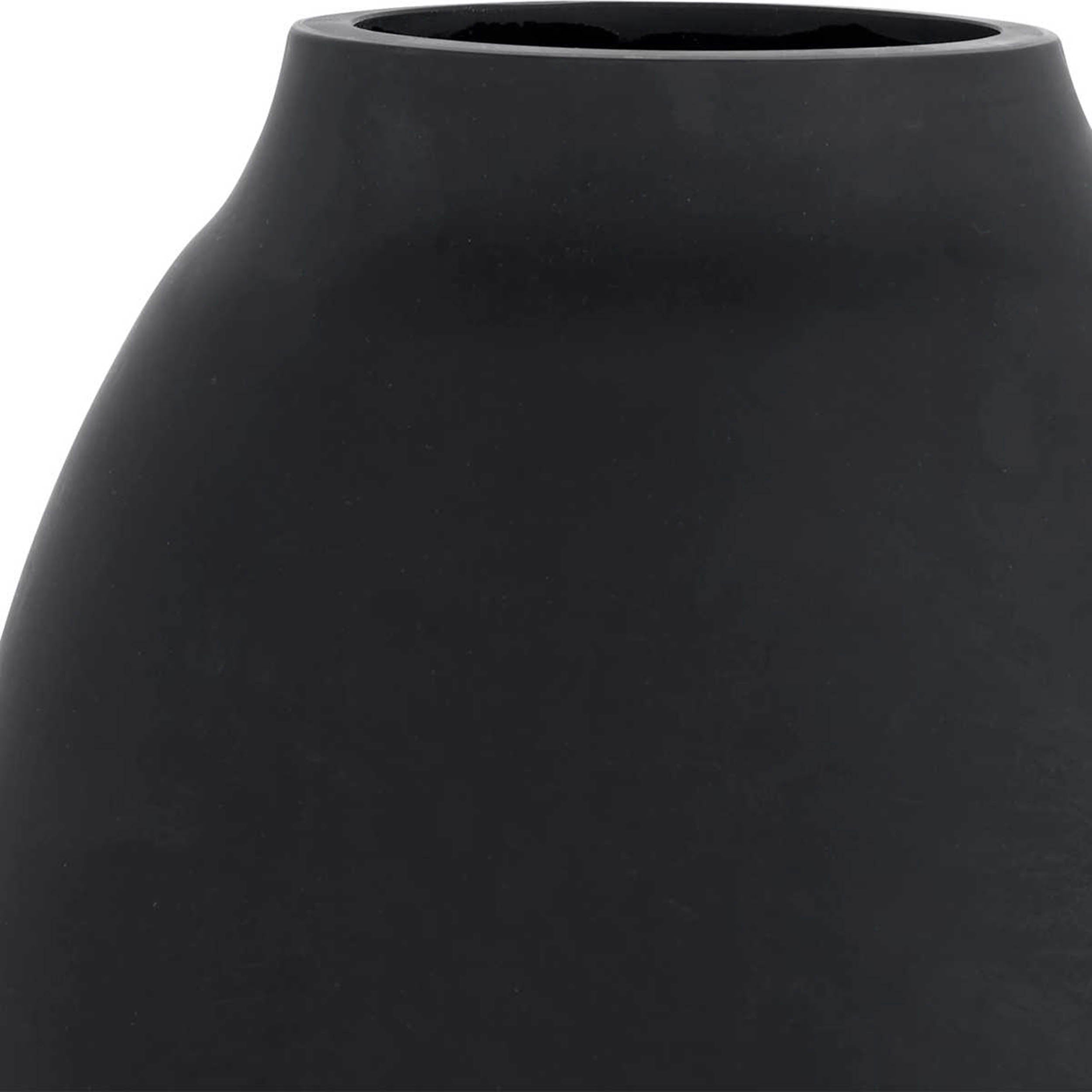 Hearth Vases, Black, Set of 3 Statement Home Furniture Piece – detail view