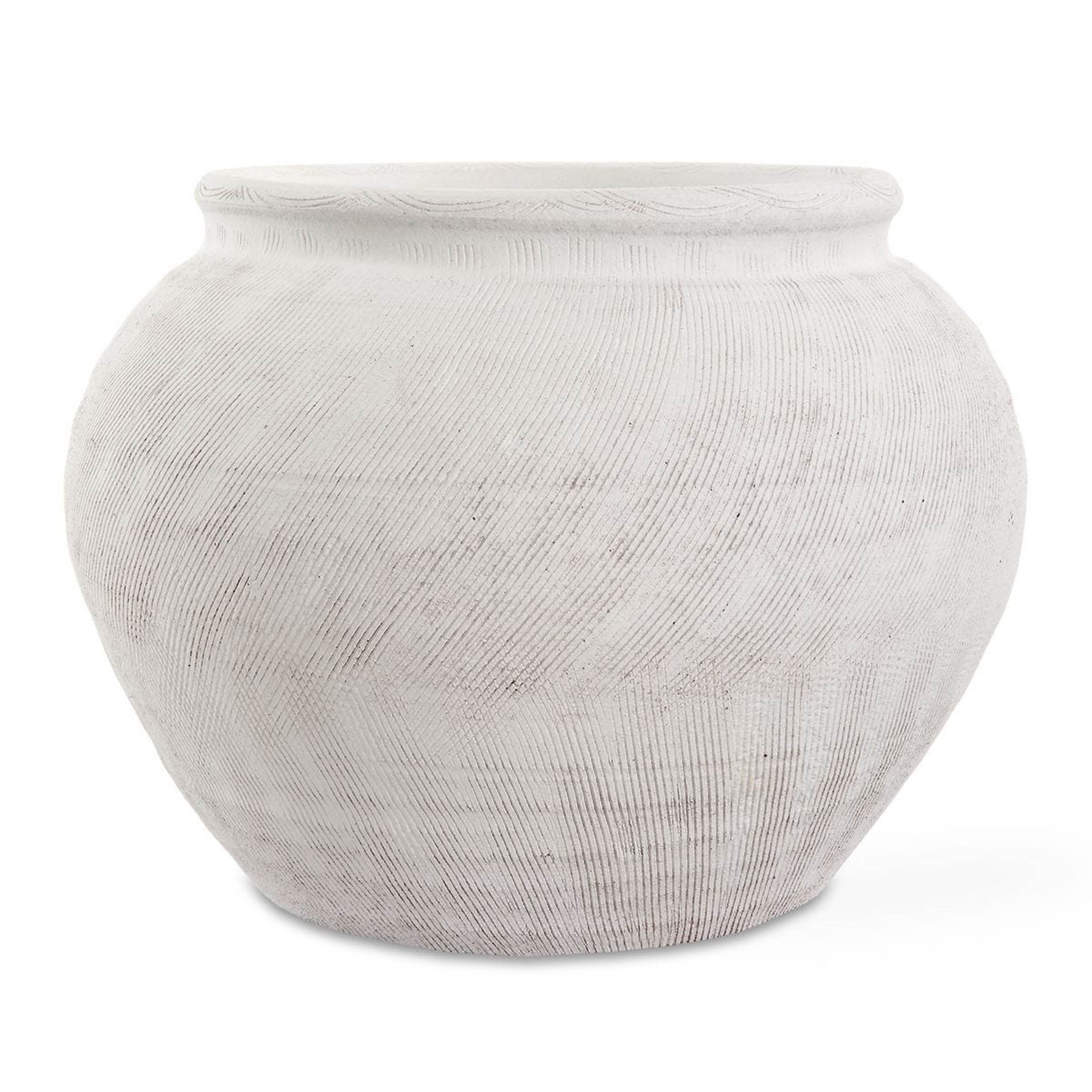 Floreana Vase Round, White