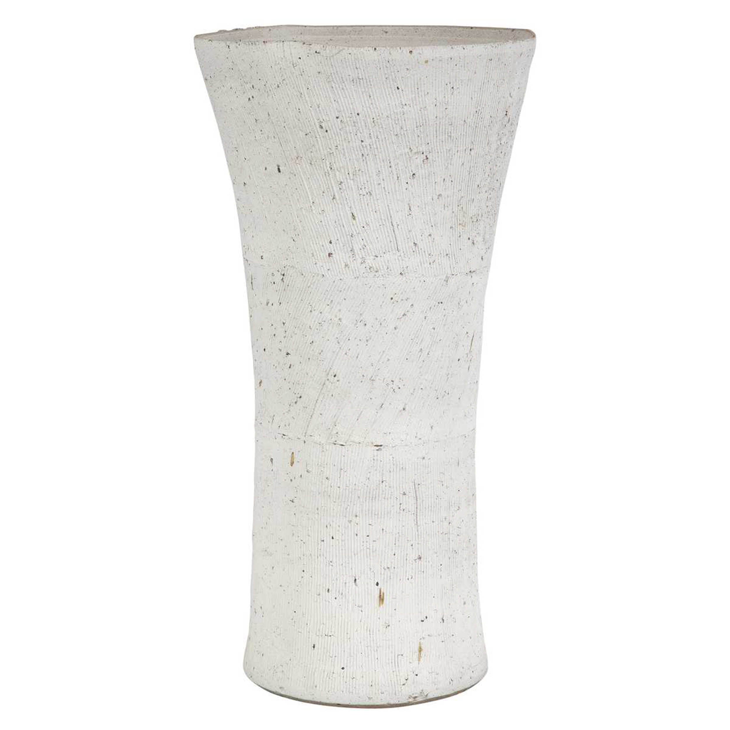 Floreana Vase, Tall, White