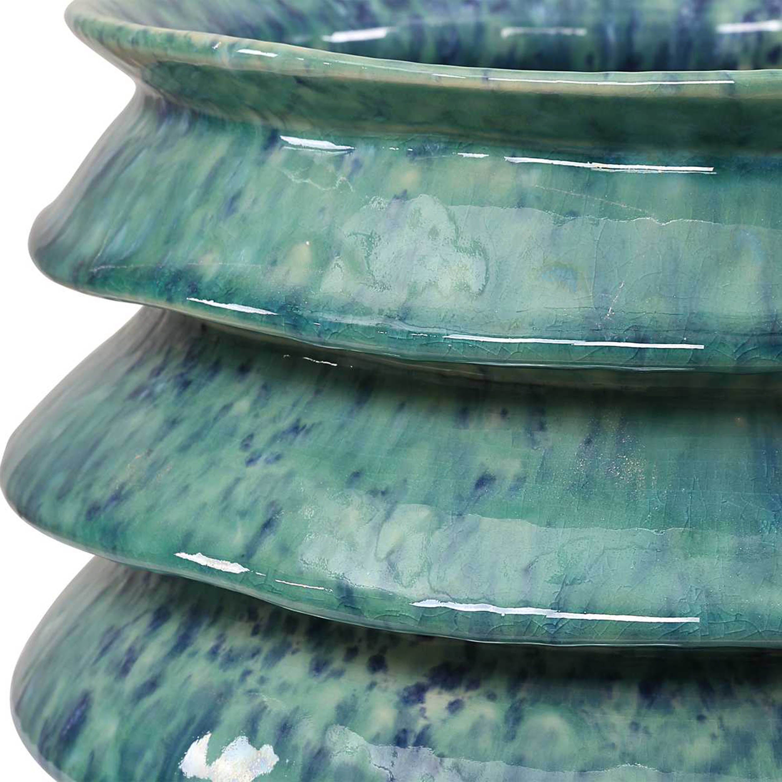 ZigZag Bowls, Blue, Set of 2