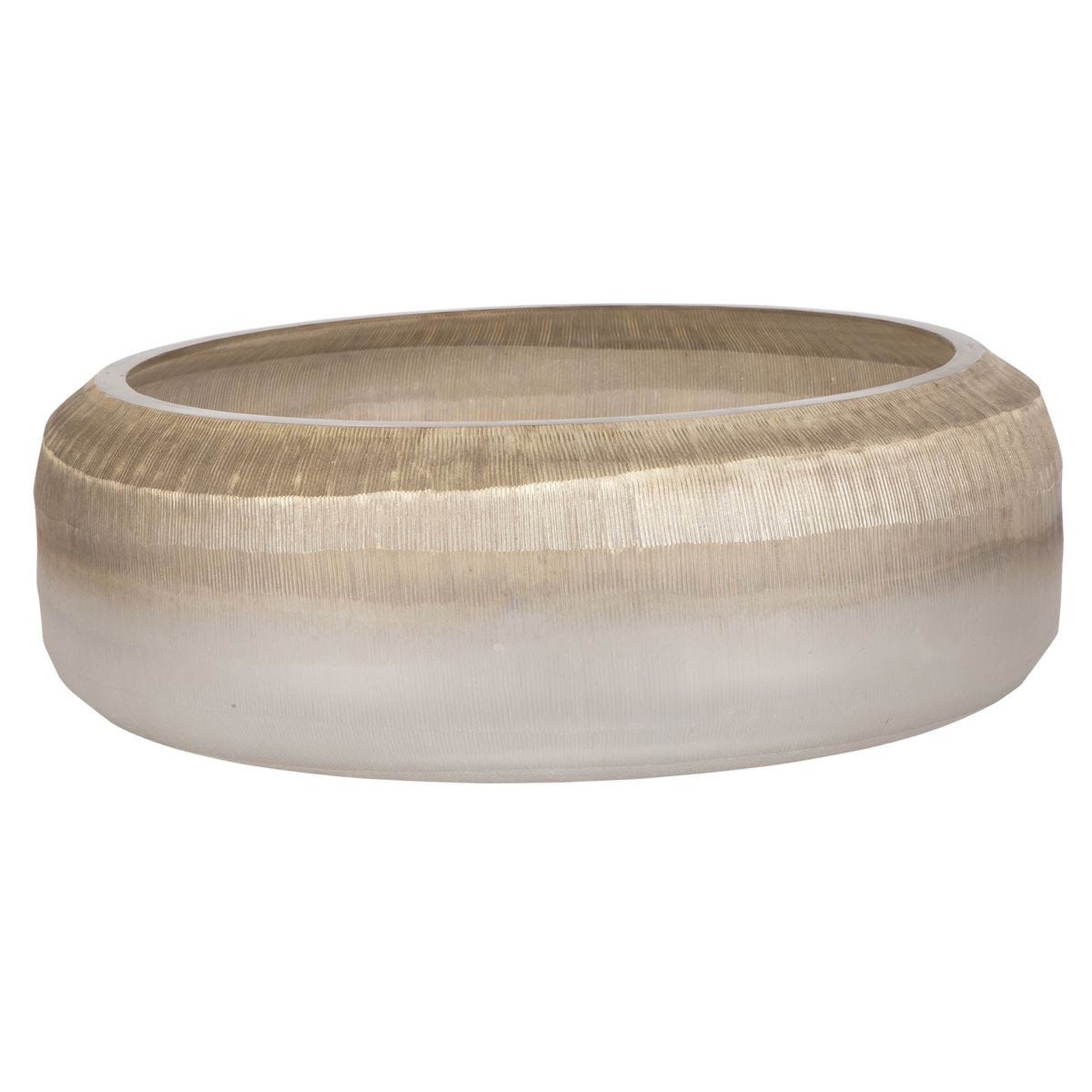 Ombra Bowl, White Statement Home Furniture Piece – detail view