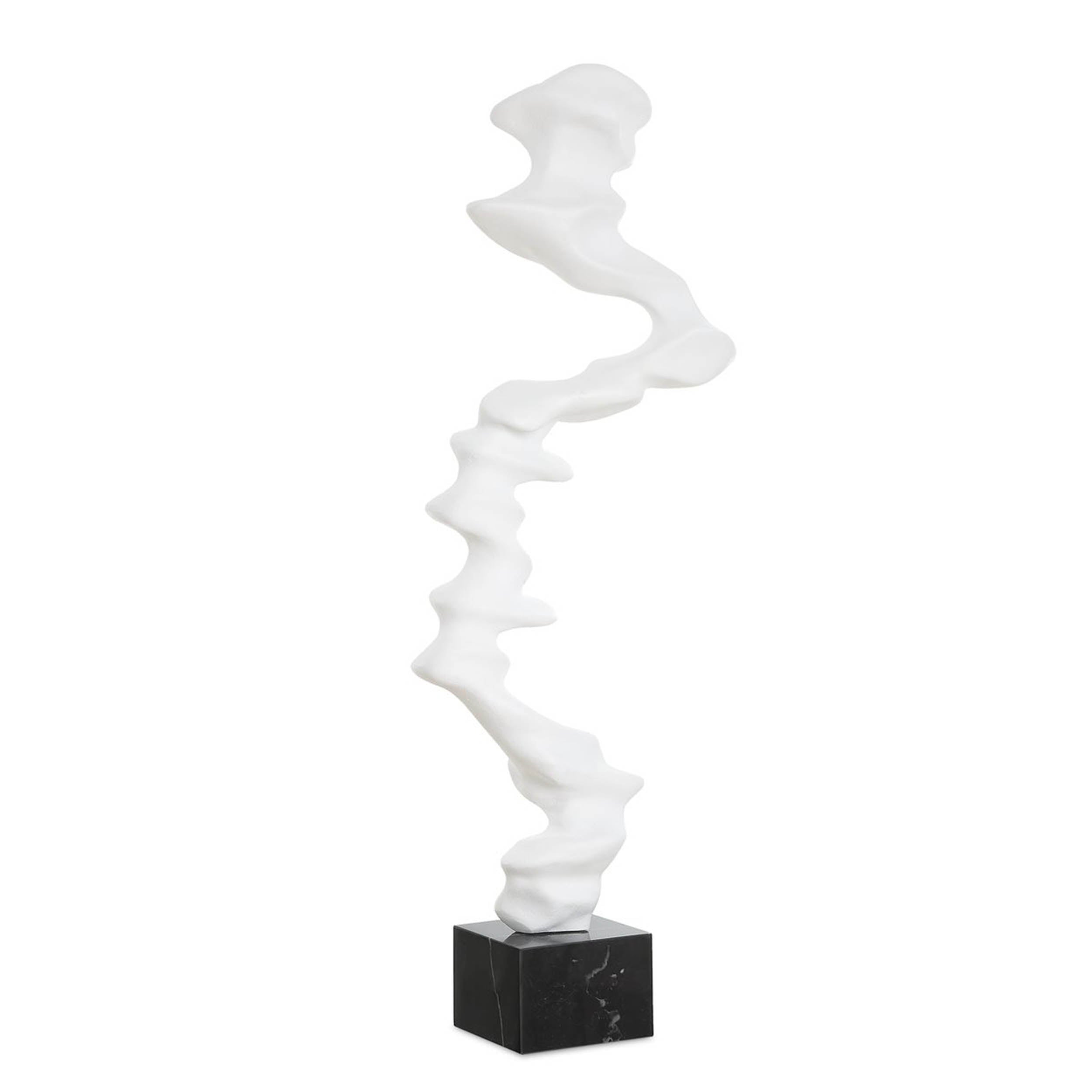 Flux Indoor-Outdoor Sculpture, White