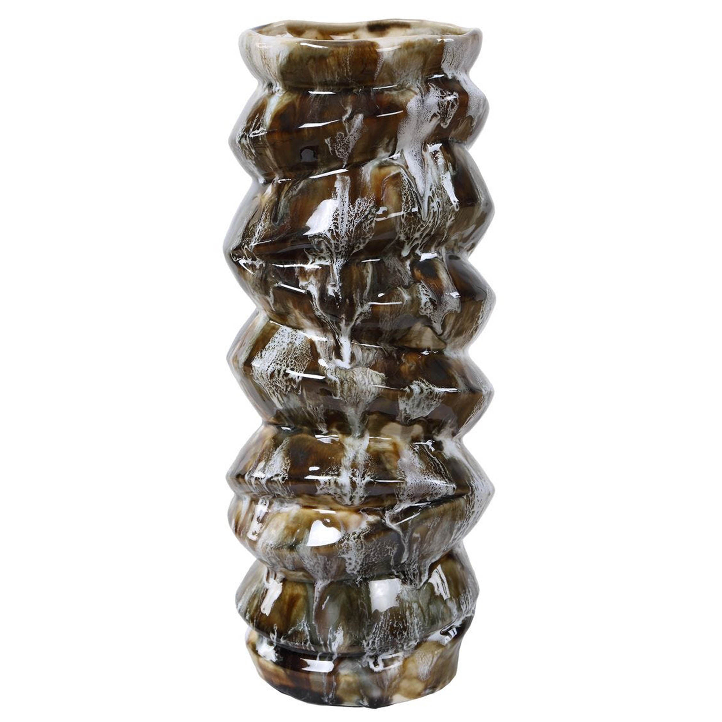 Cuoco Vases, Brown, Set of 2