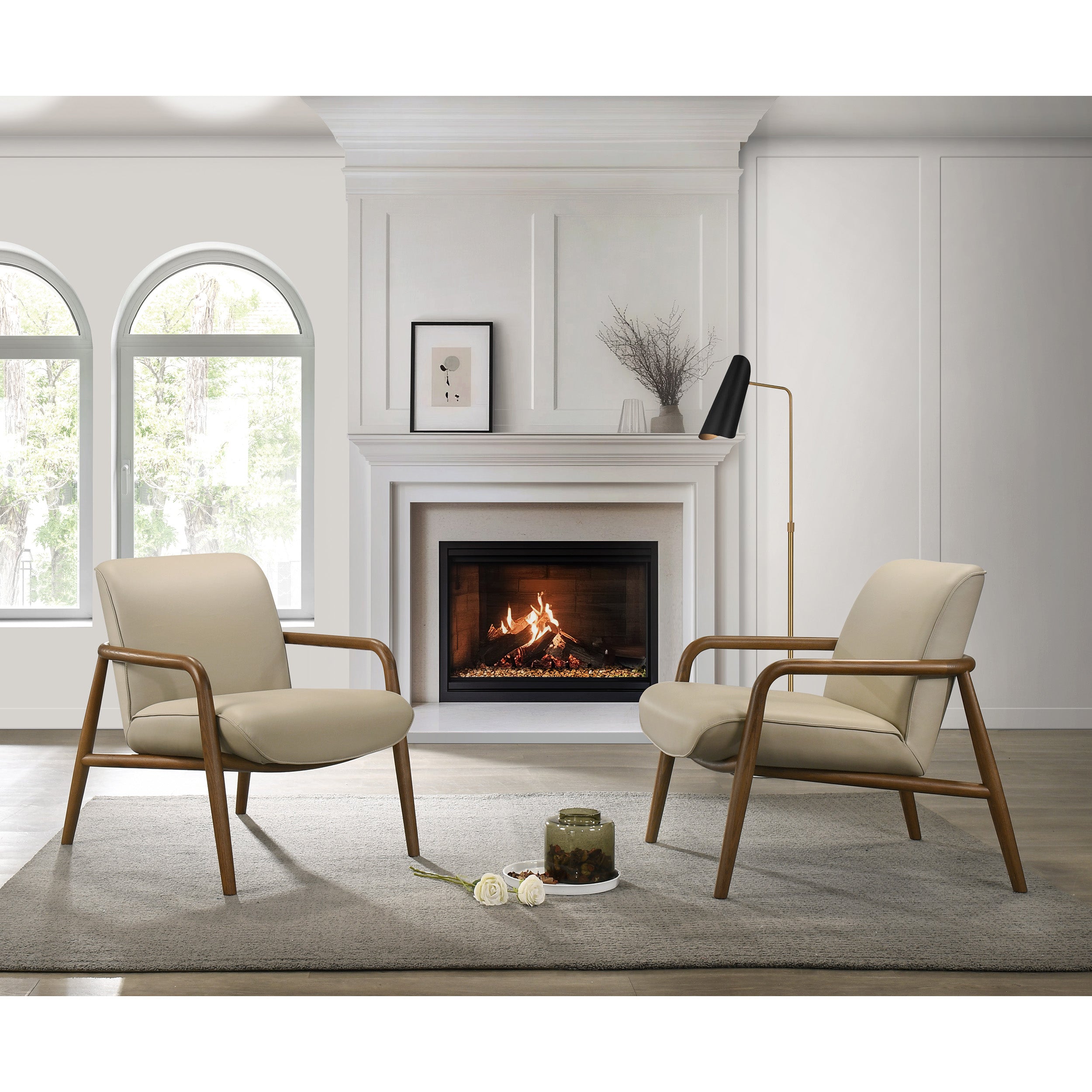 Bjorn 1918A Occasional Chair, Light Mocha