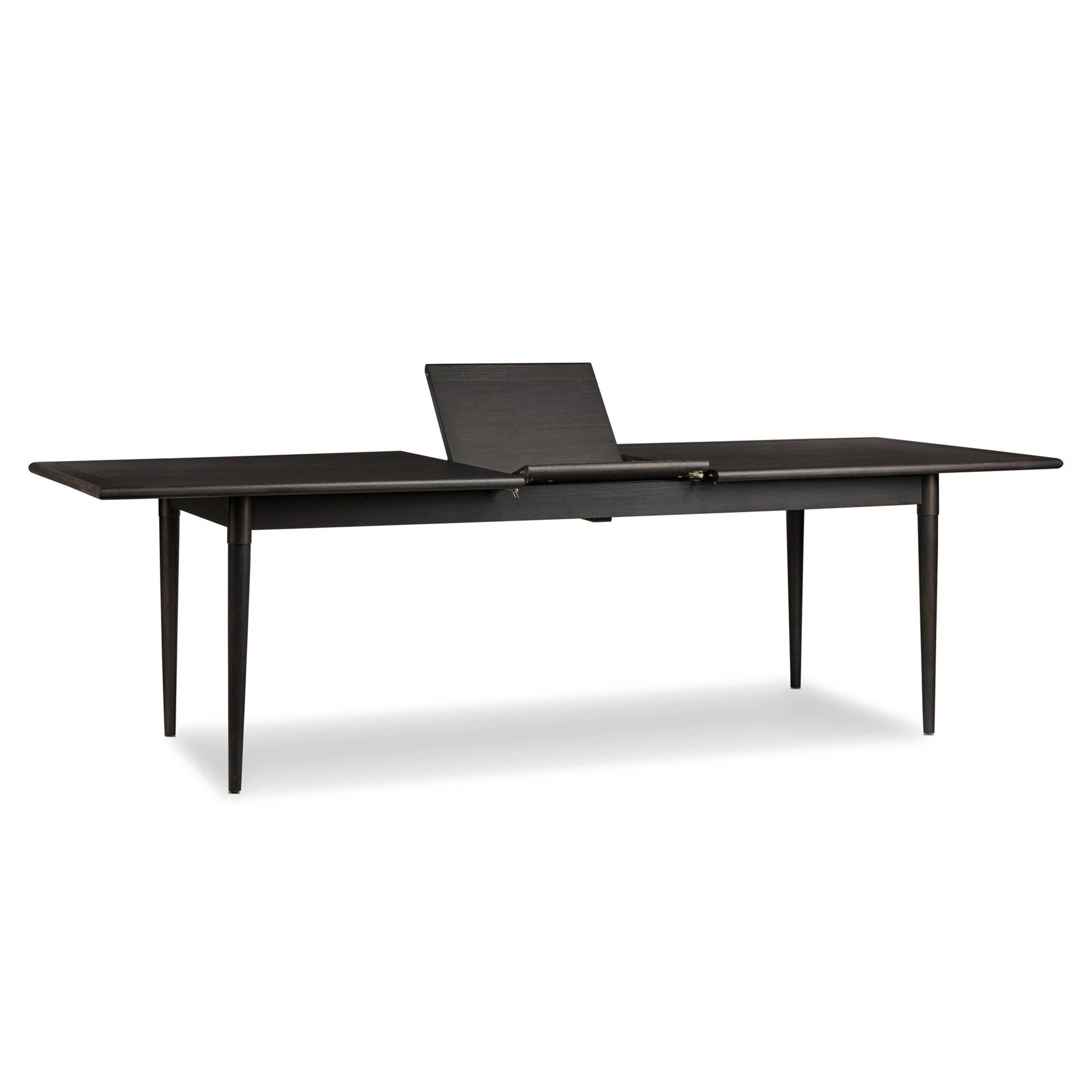 Harper Extension Dining Table, Black Mango Veneer