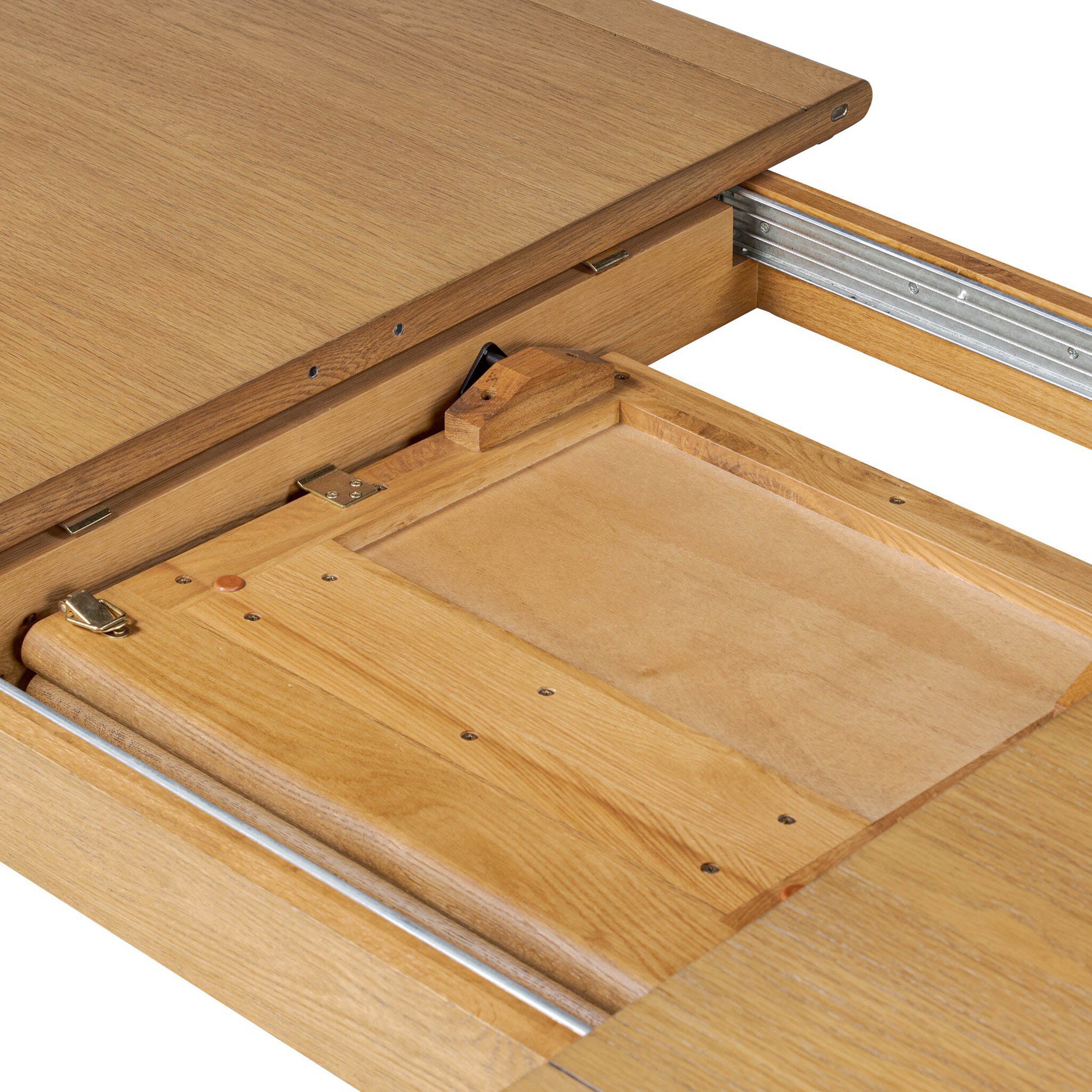 Harper Extension Dining Table, Fawn Oak Veneer