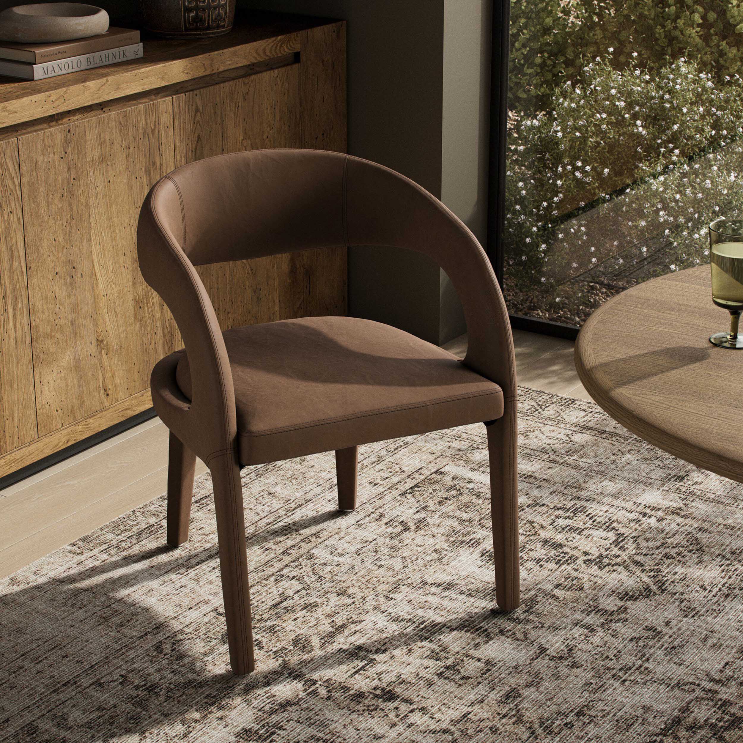 Hawkins Dining Chair, Maestro Cigar