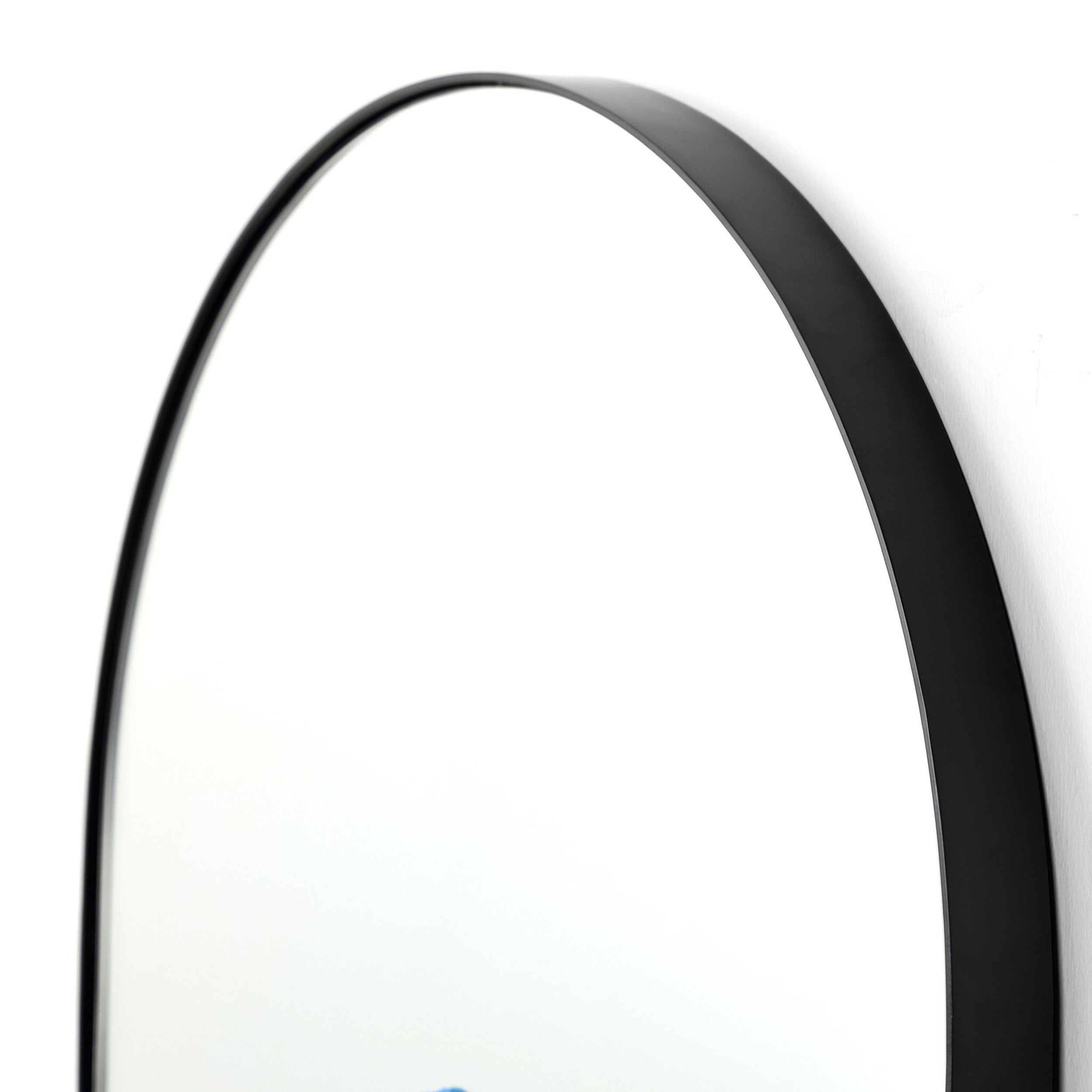 Georgina Floor Mirror, Iron Matte Black