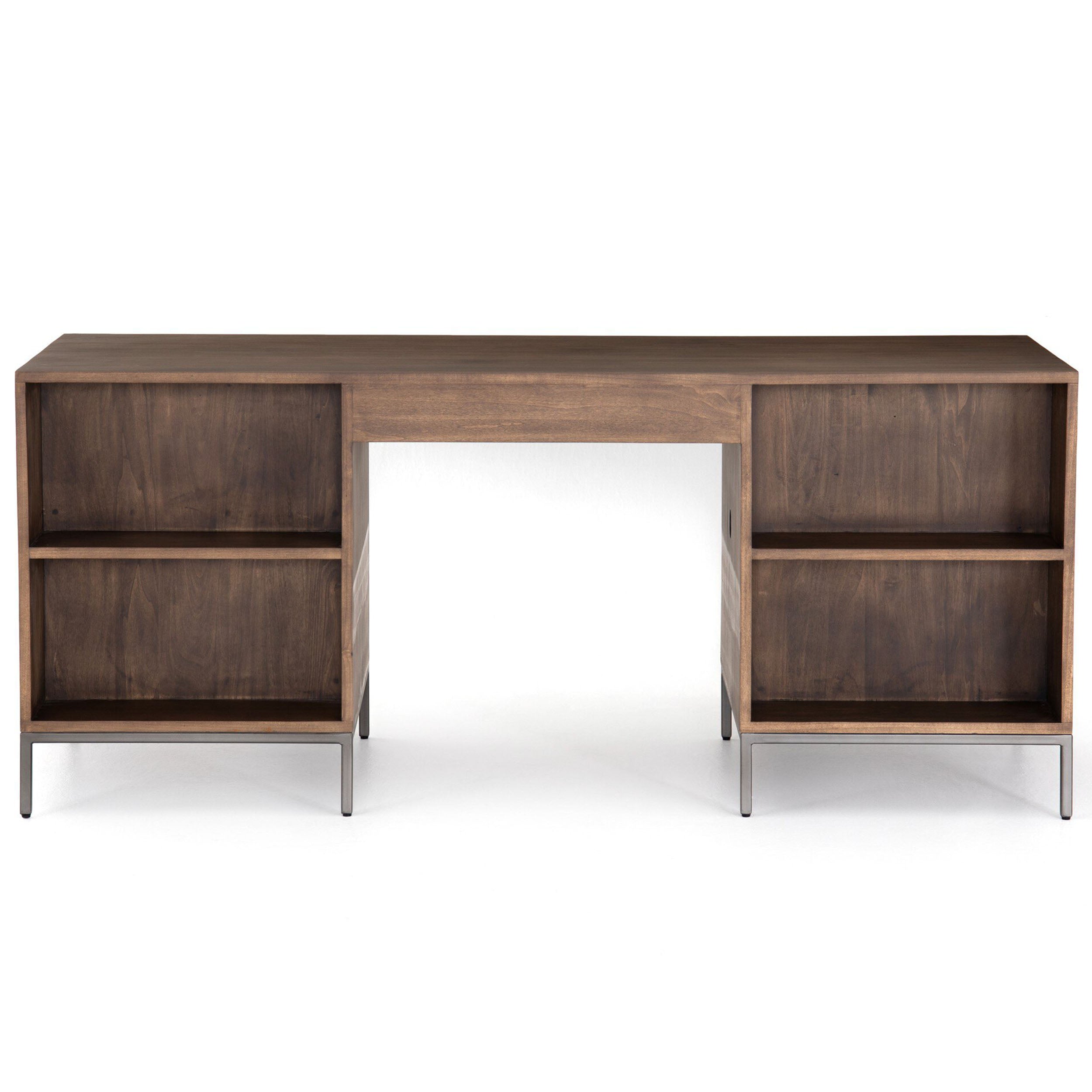 Trey Executive Desk, Auburn Poplar
