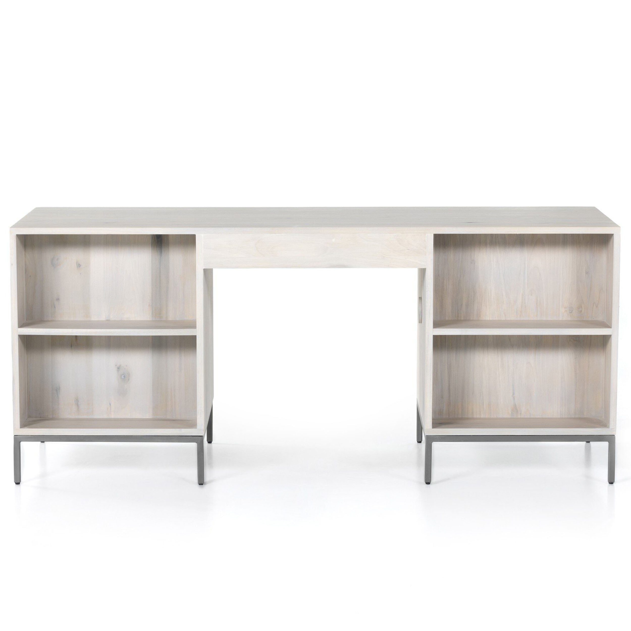 Trey Executive Desk, Dove Poplar