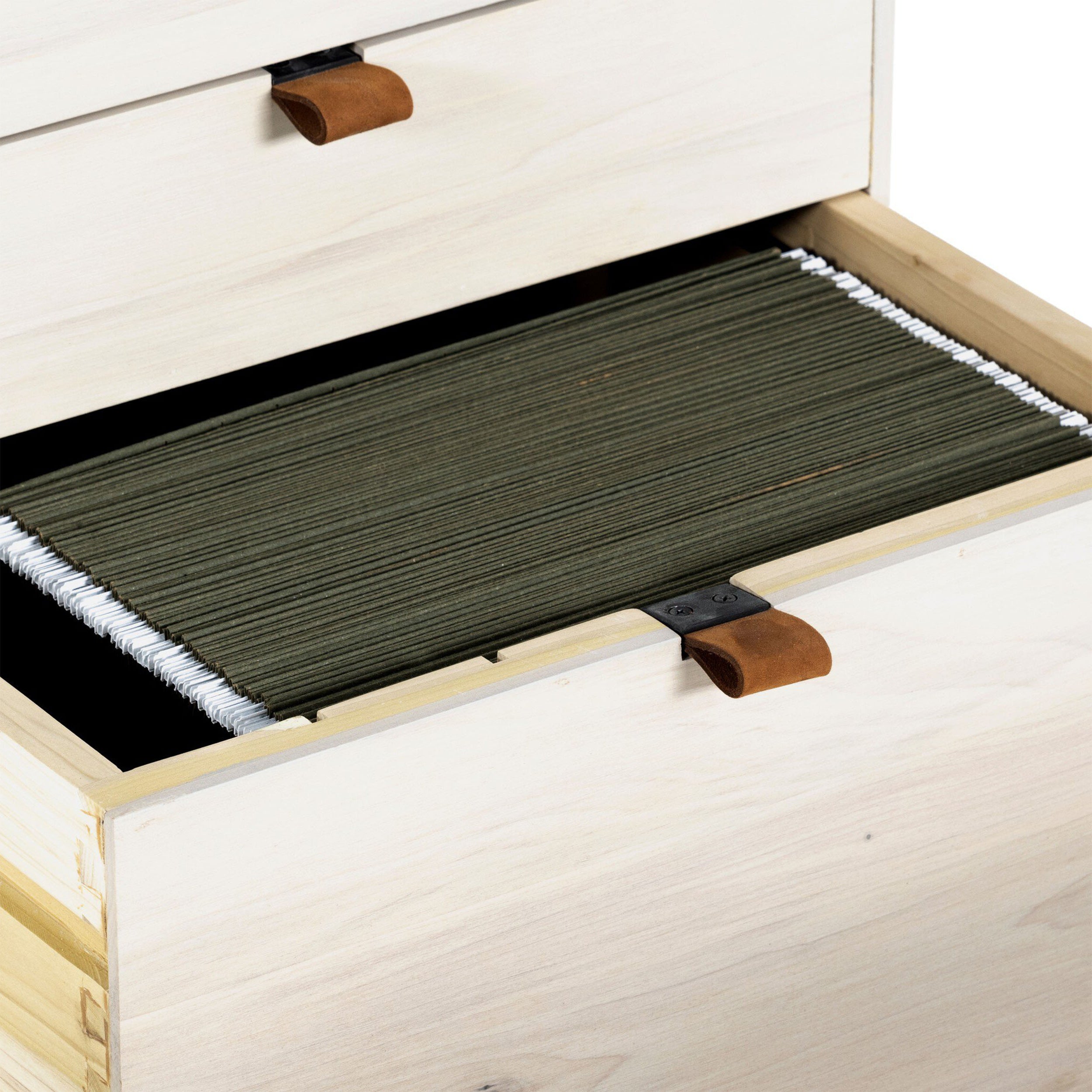 Trey Executive Desk, Dove Poplar
