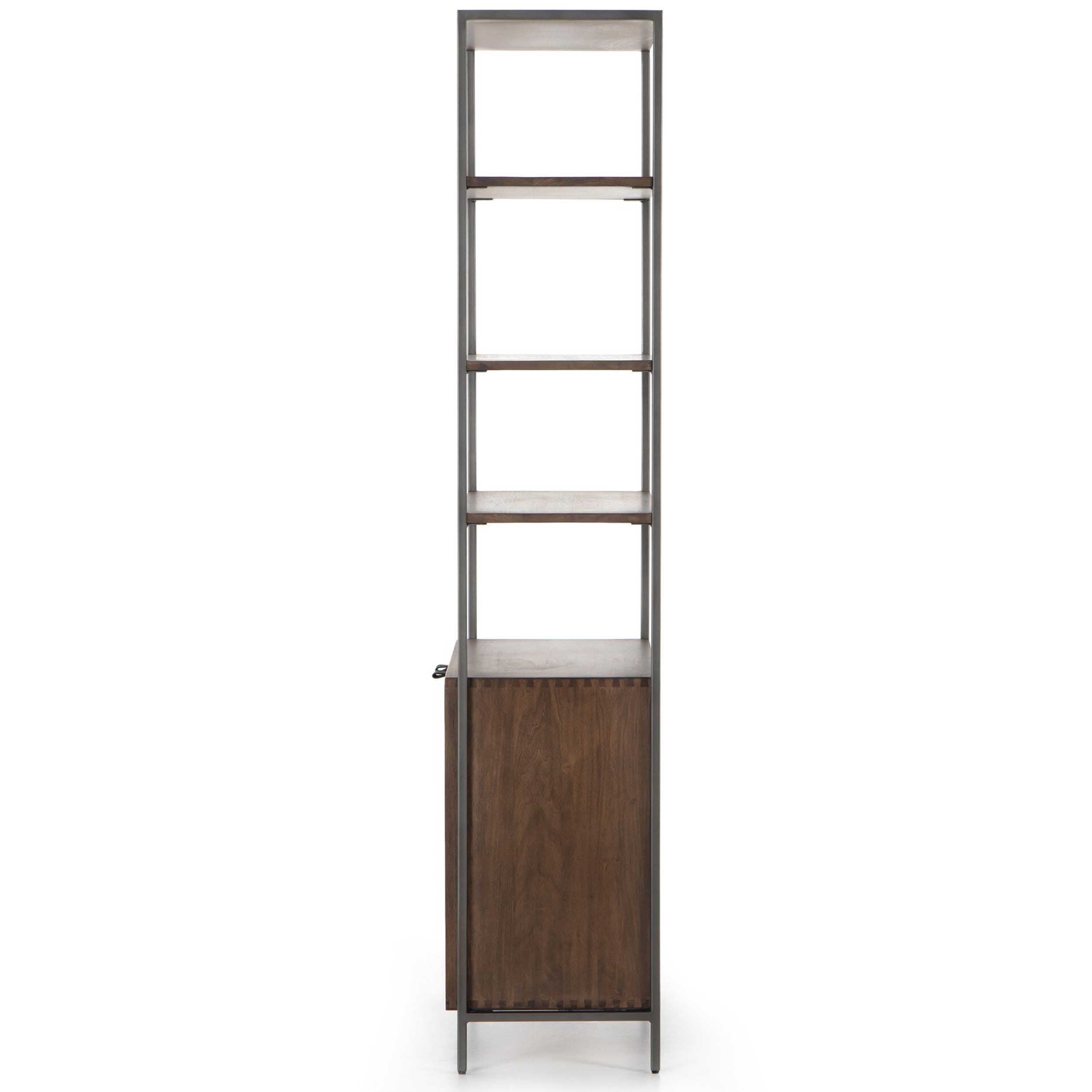 Trey Modular Wide Bookcase, Auburn Poplar