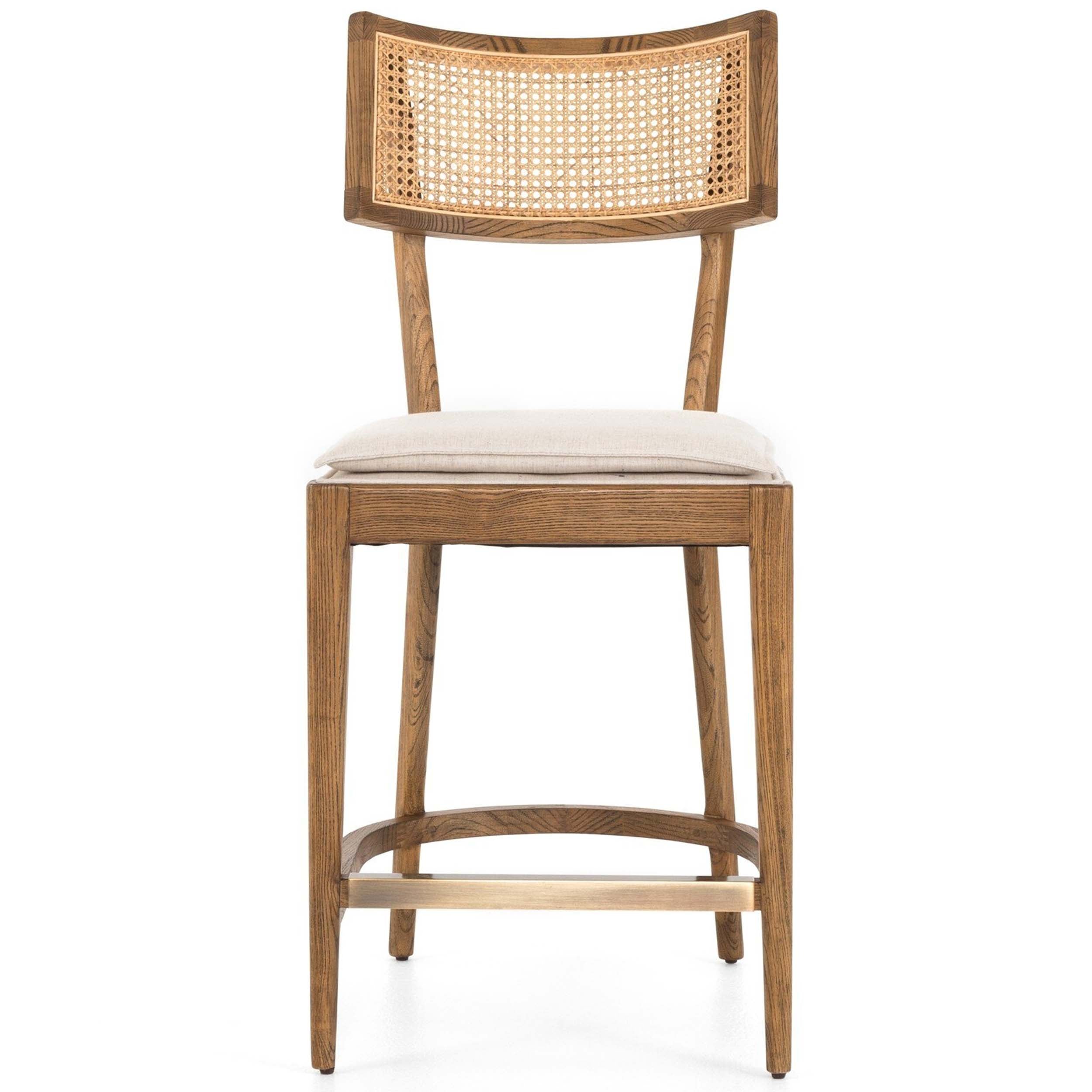 Britt Counter Stool, Savile Flax, Toasted Nettlewood